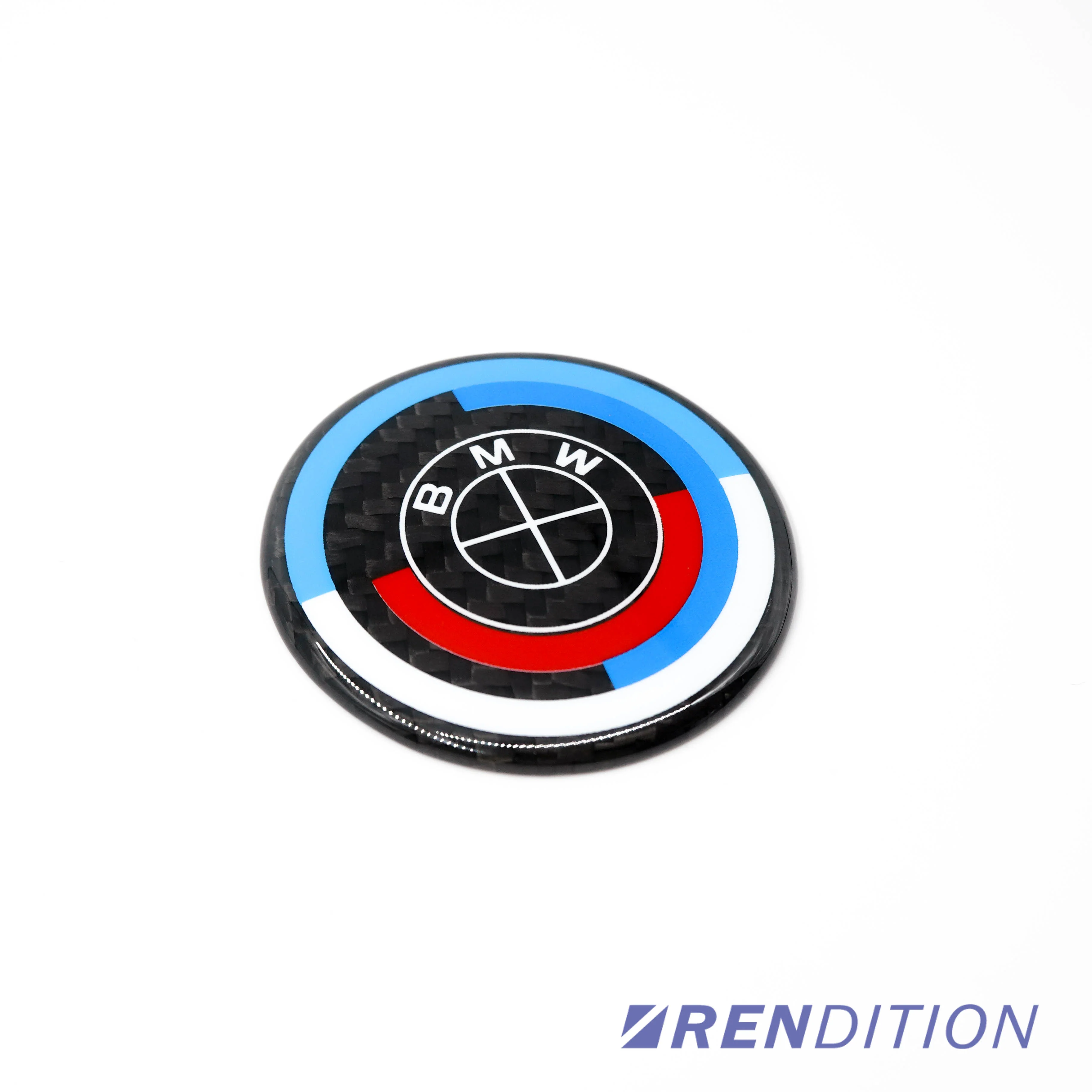 BMW Carbon Fiber Emblem Overlay Cover / Roundel - Image 10