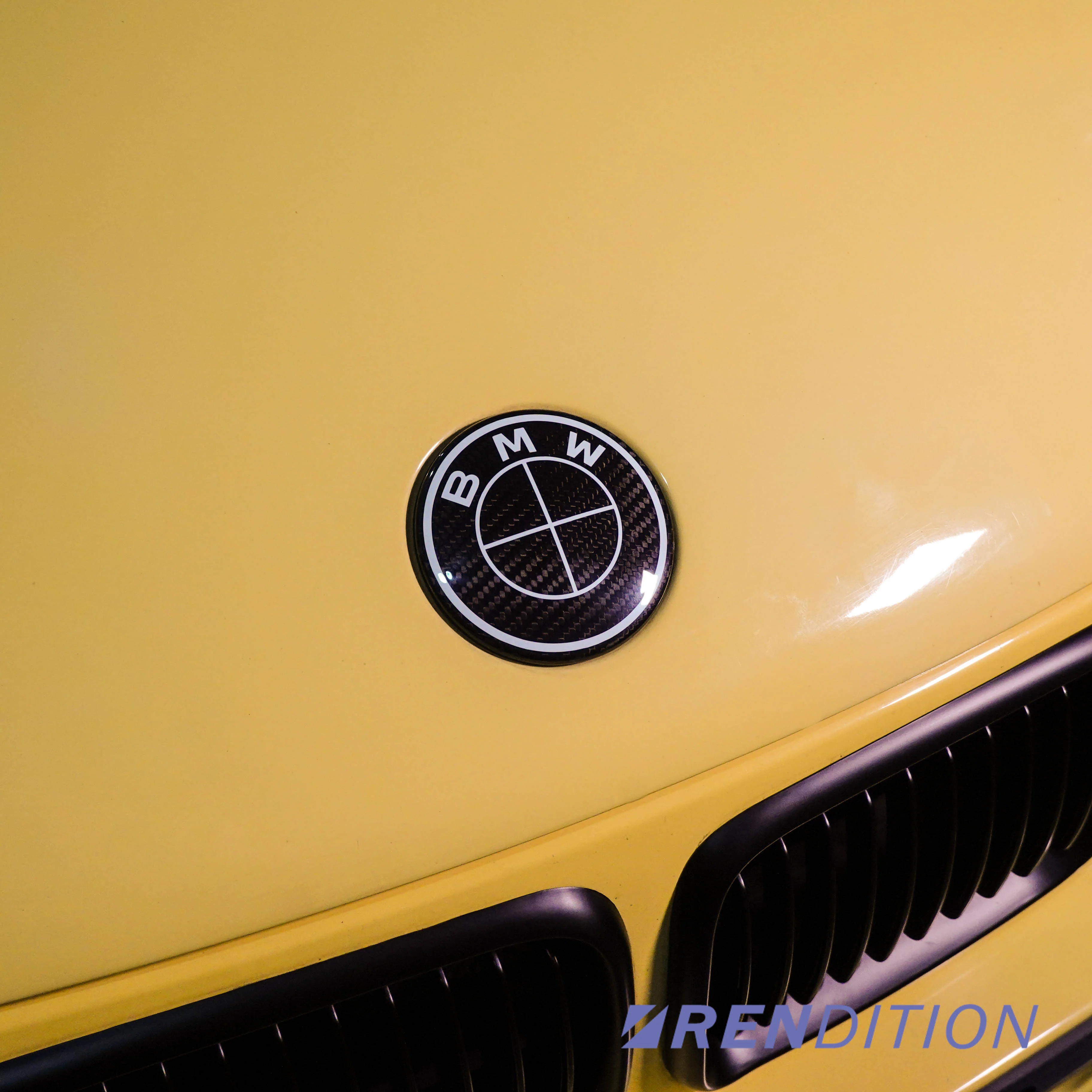 BMW Carbon Fiber Emblem Overlay Cover / Roundel - Image 3