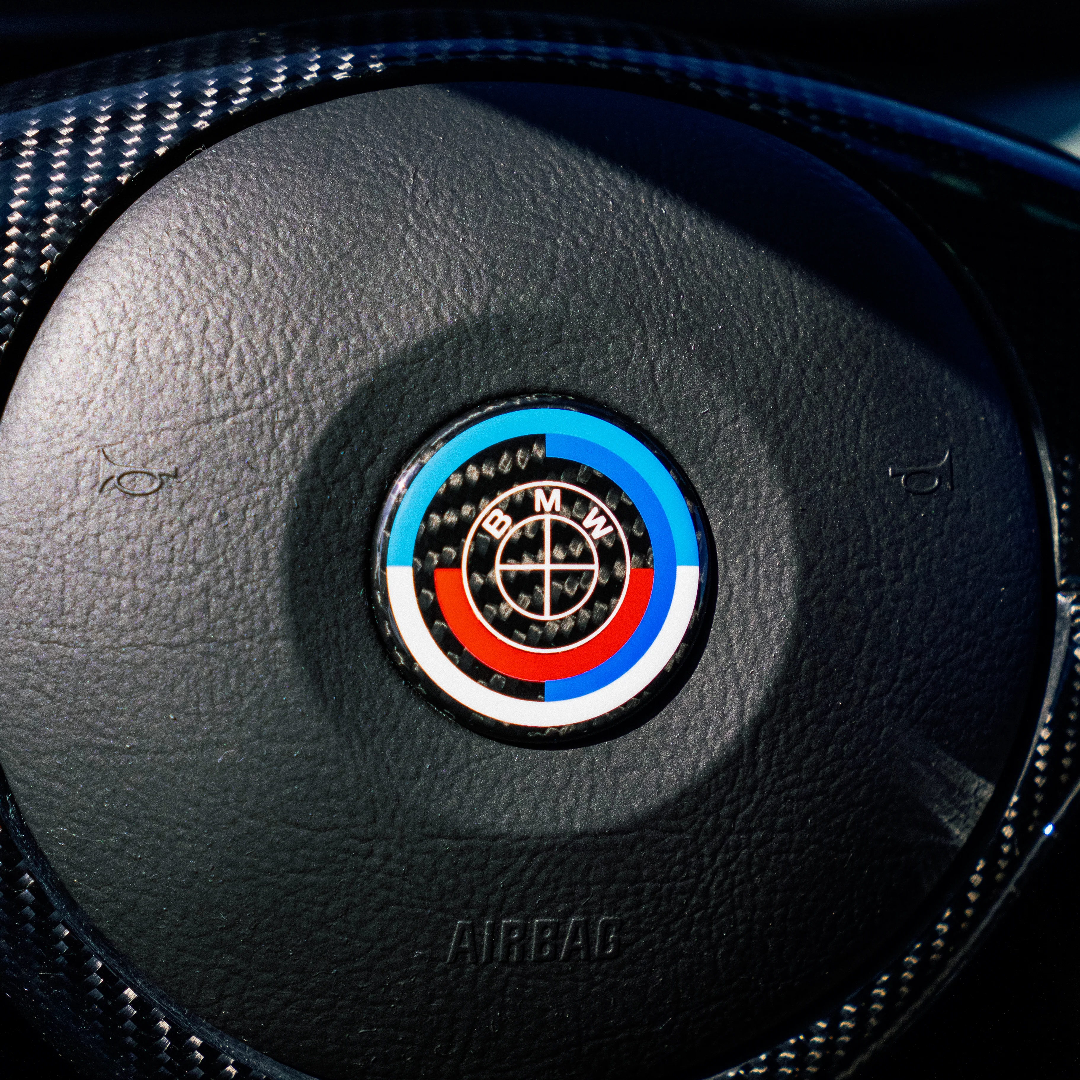 BMW Carbon Fiber Emblem Overlay Cover / Roundel - Image 5