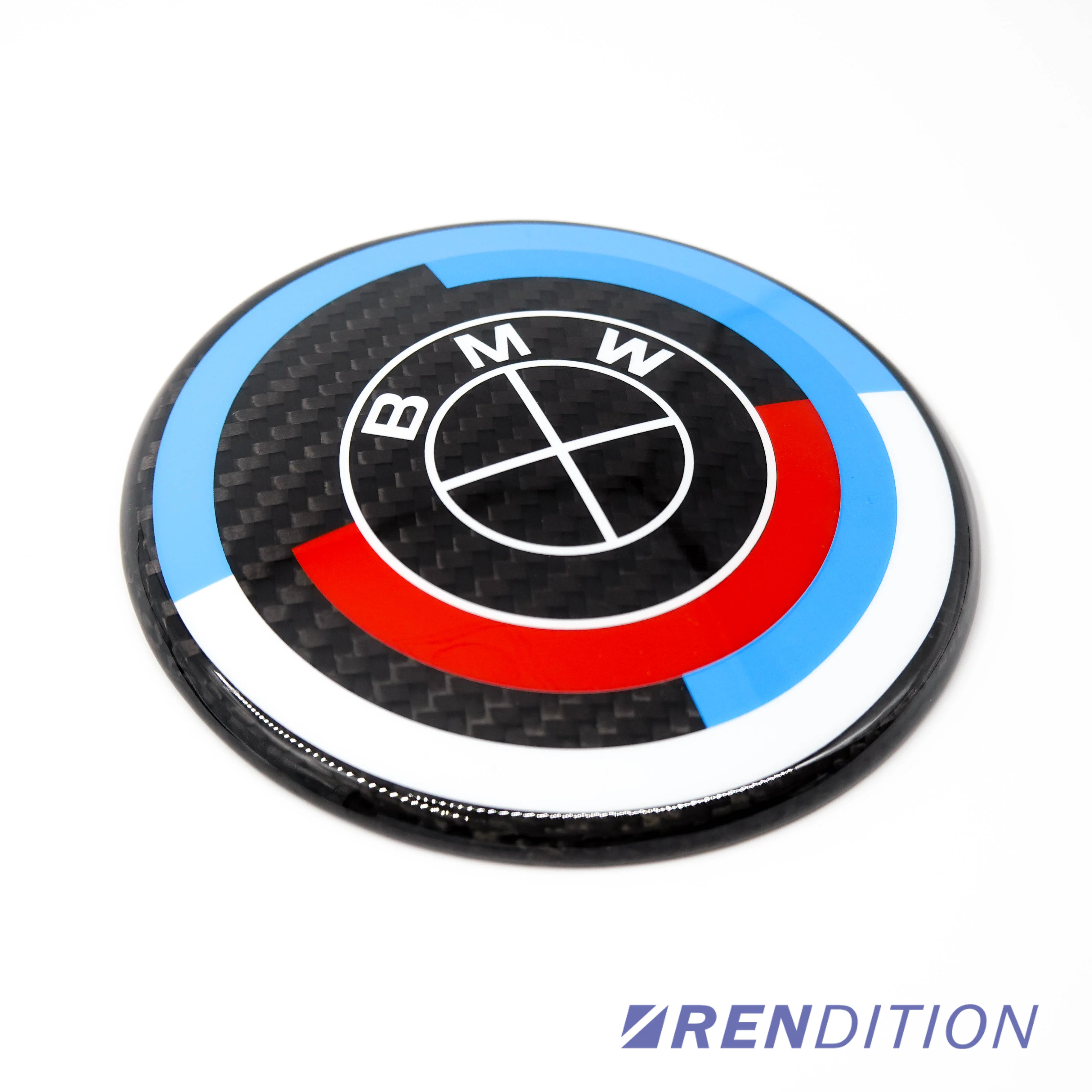 BMW Carbon Fiber Emblem Overlay Cover / Roundel - Image 8