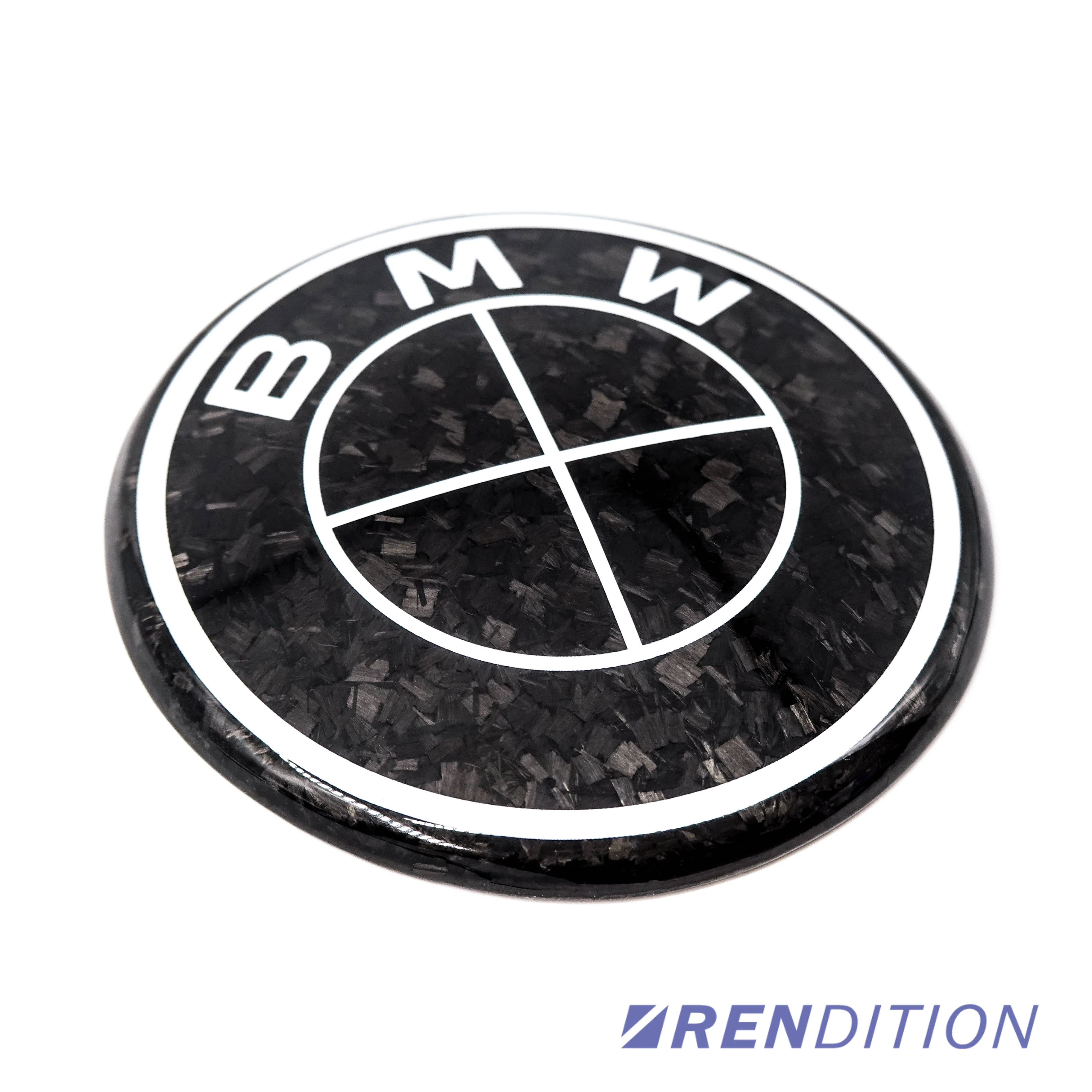 BMW Carbon Fiber Emblem Overlay Cover / Roundel - Image 9