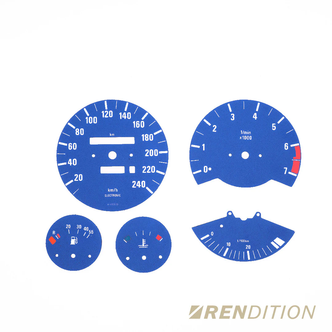 BMW E30 GAUGE FACE / GAUGE OVERLAY FOR M3 - Image 13