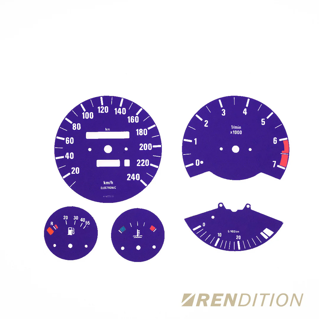 BMW E30 GAUGE FACE / GAUGE OVERLAY FOR M3 - Image 14