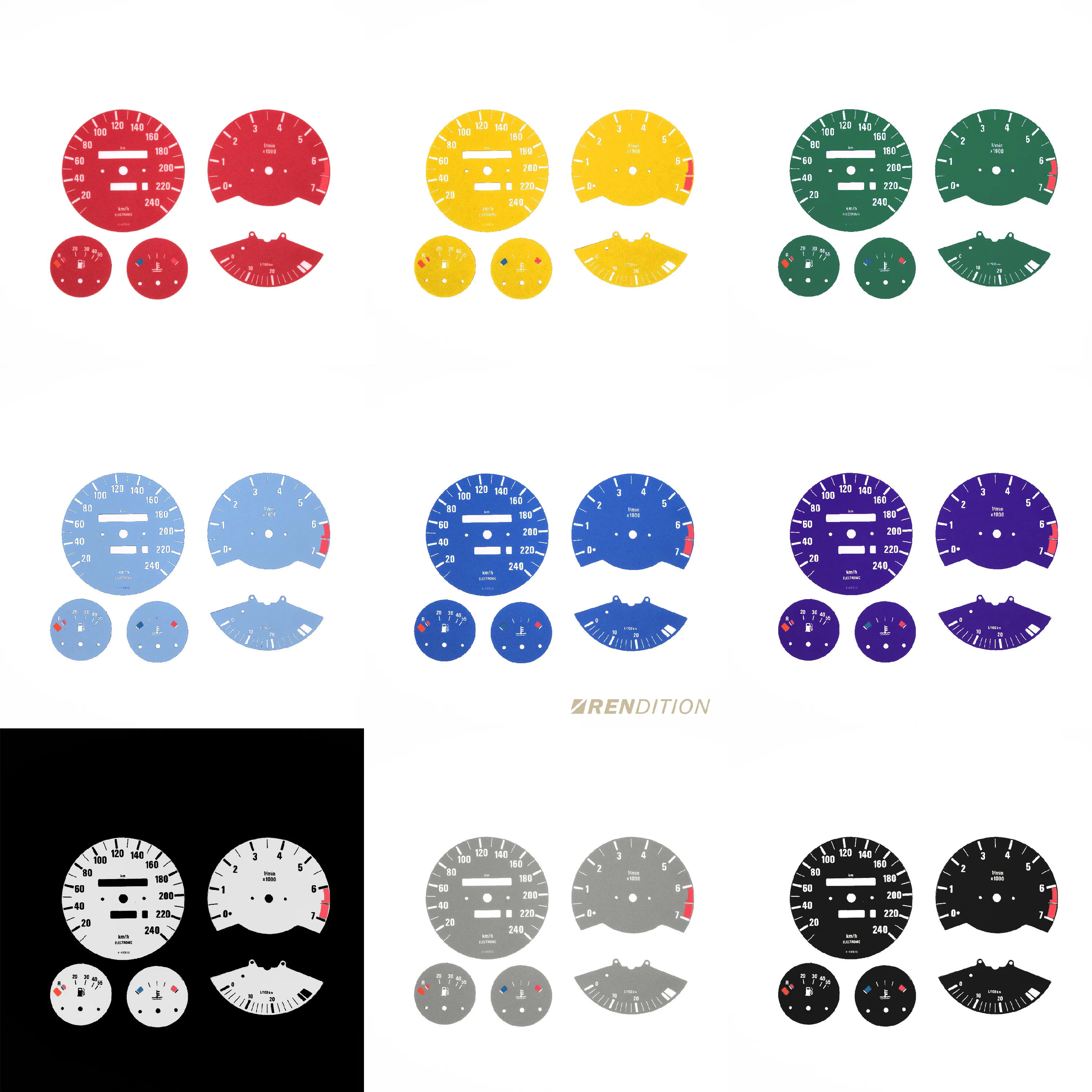 BMW E30 GAUGE FACE / GAUGE OVERLAY FOR M3 - Image 5