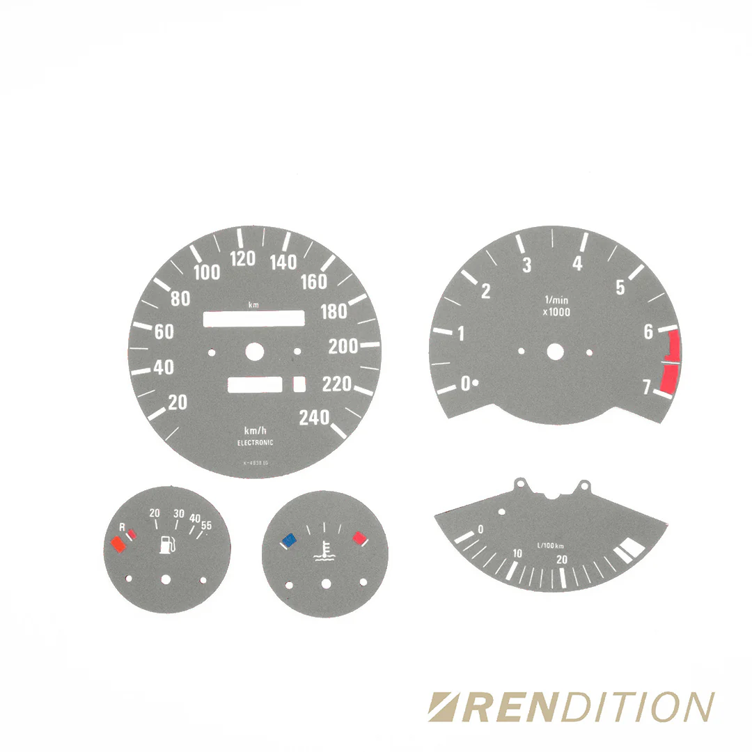 BMW E30 GAUGE FACE / GAUGE OVERLAY FOR M3 - Image 7