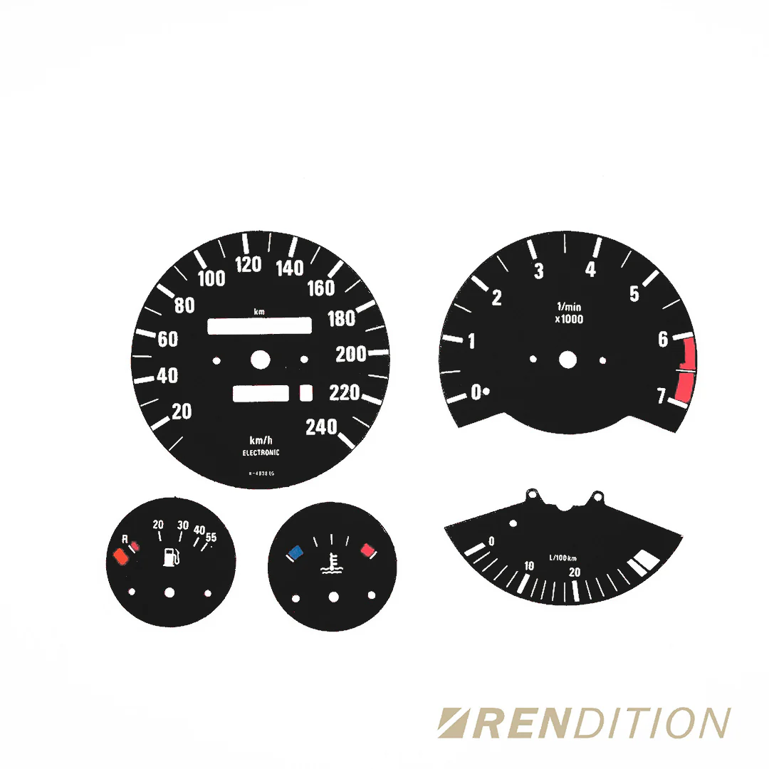 BMW E30 GAUGE FACE / GAUGE OVERLAY FOR M3 - Image 8