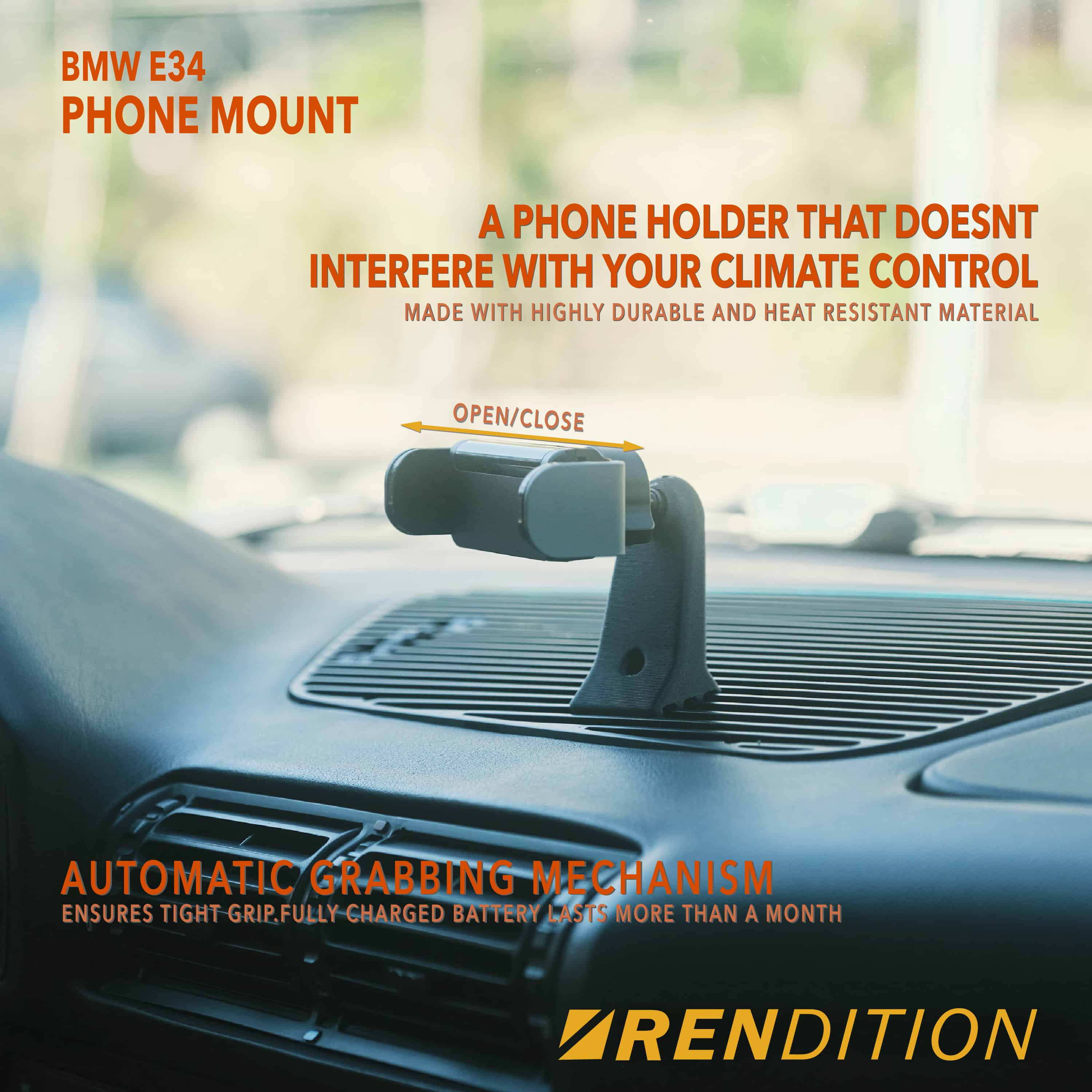 BMW E34 Phone Mount - Image 2