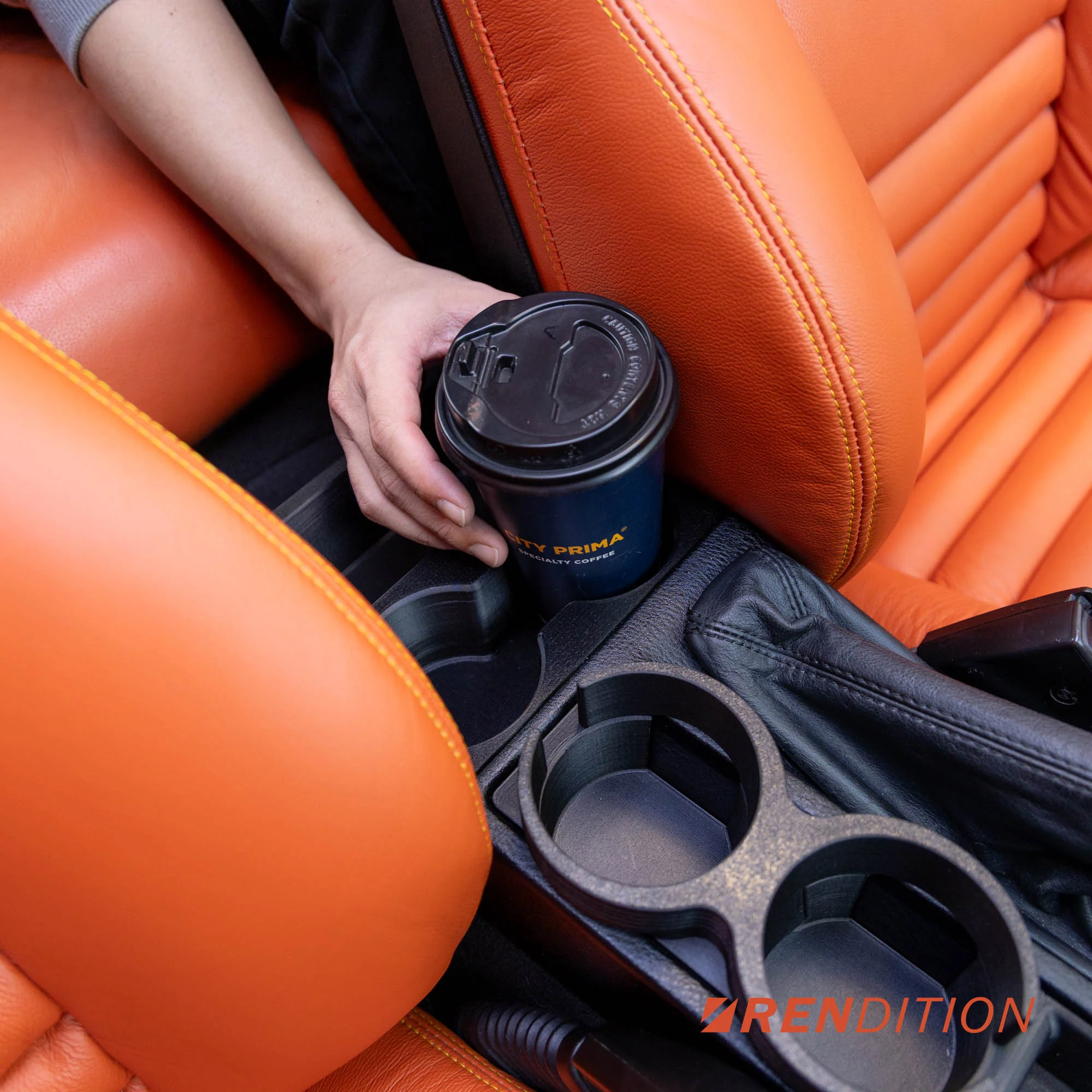 BMW E36 Armrest Delete Cupholders V2 - Image 2