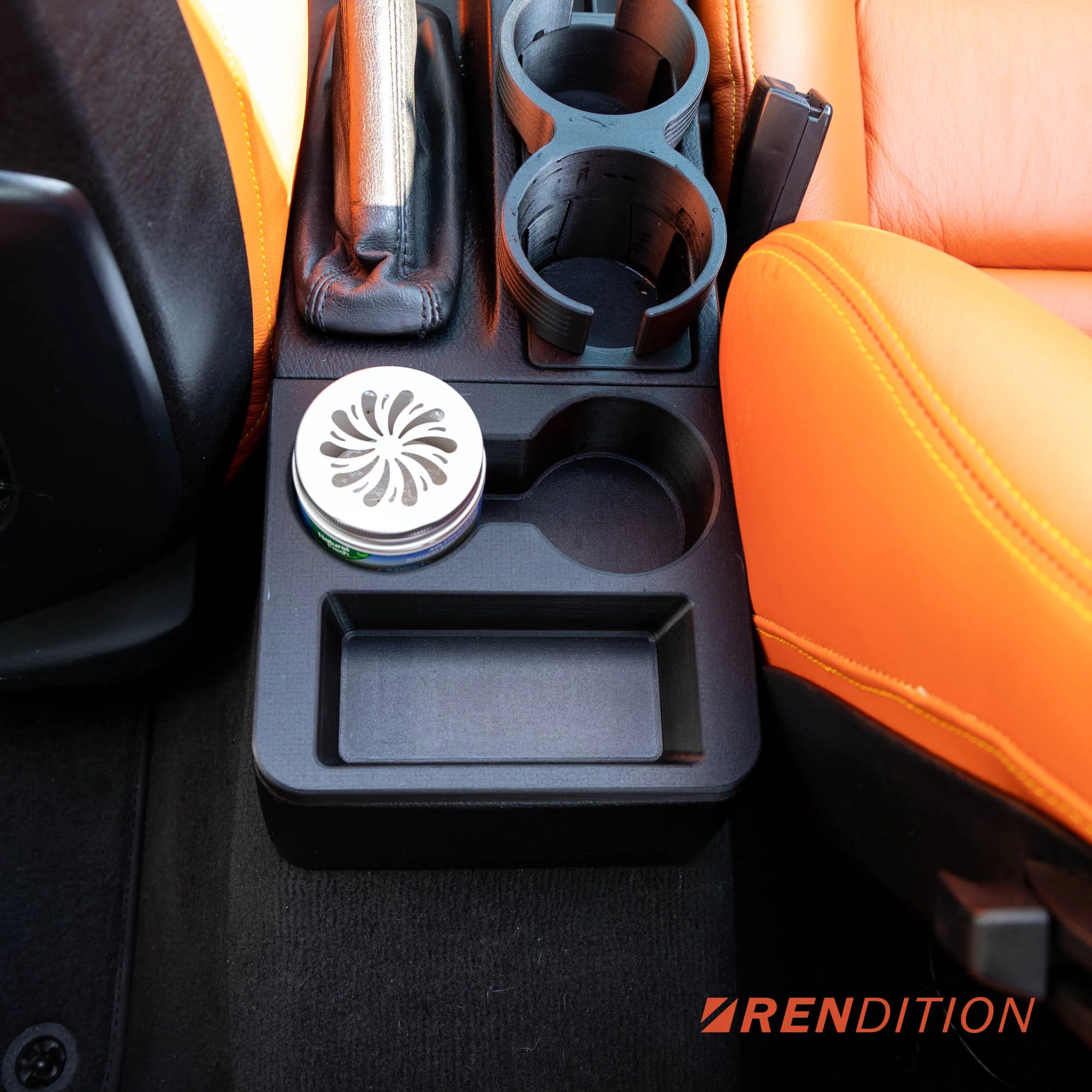 BMW E36 Armrest Delete Cupholders V2 - Image 3