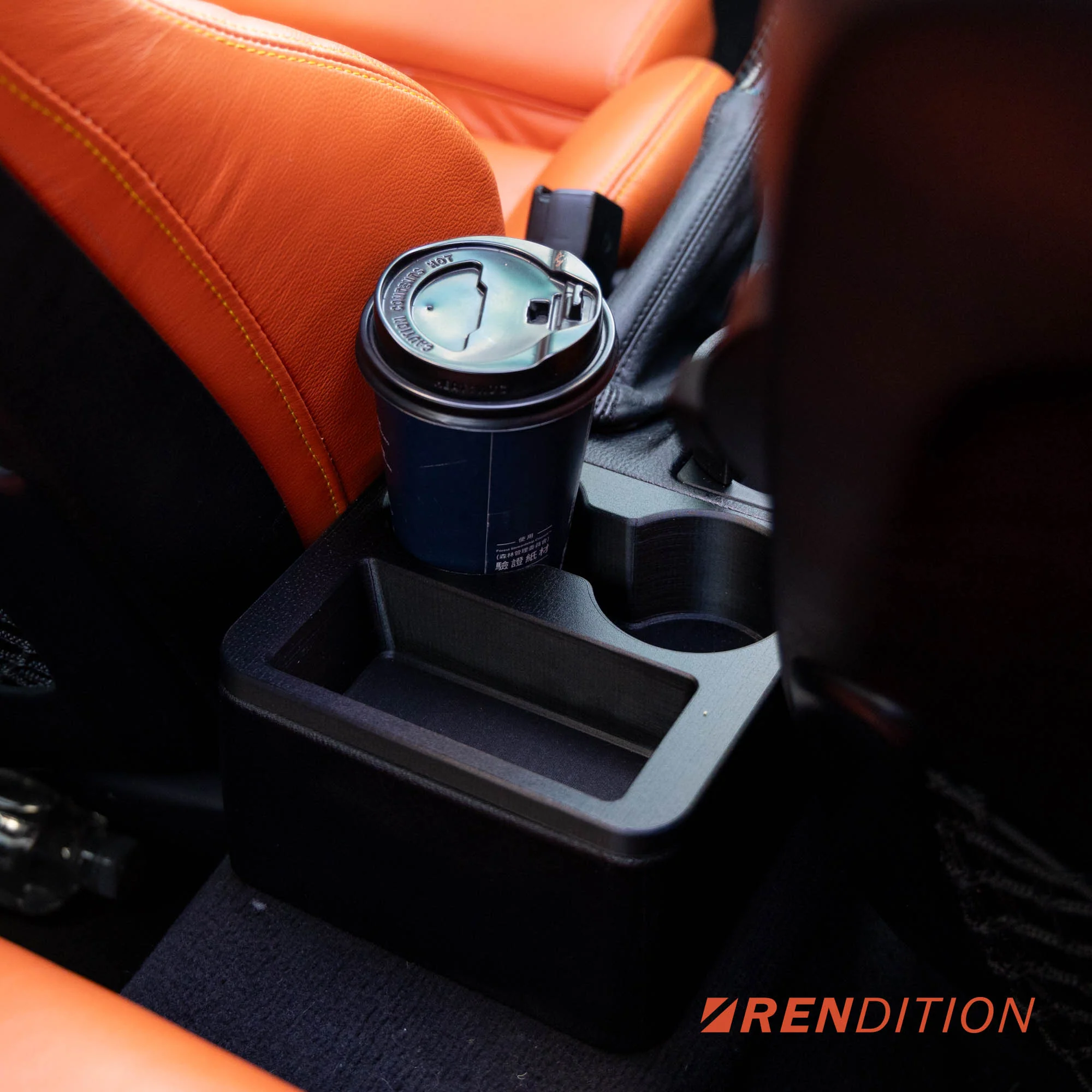 BMW E36 Armrest Delete Cupholders V2 - Image 4