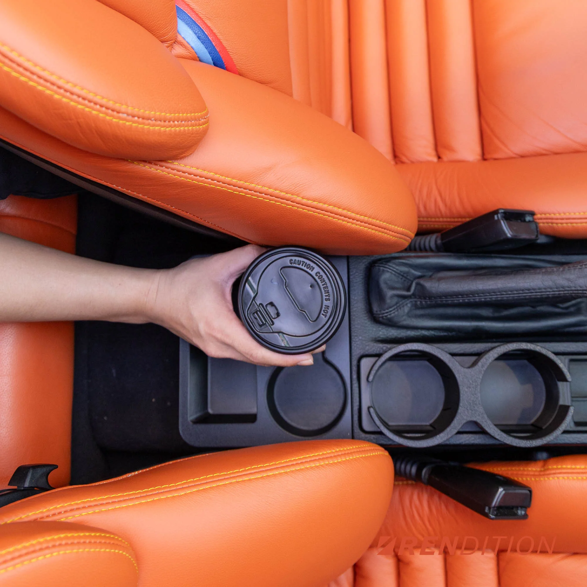 BMW E36 Armrest Delete Cupholders V2 - Image 5