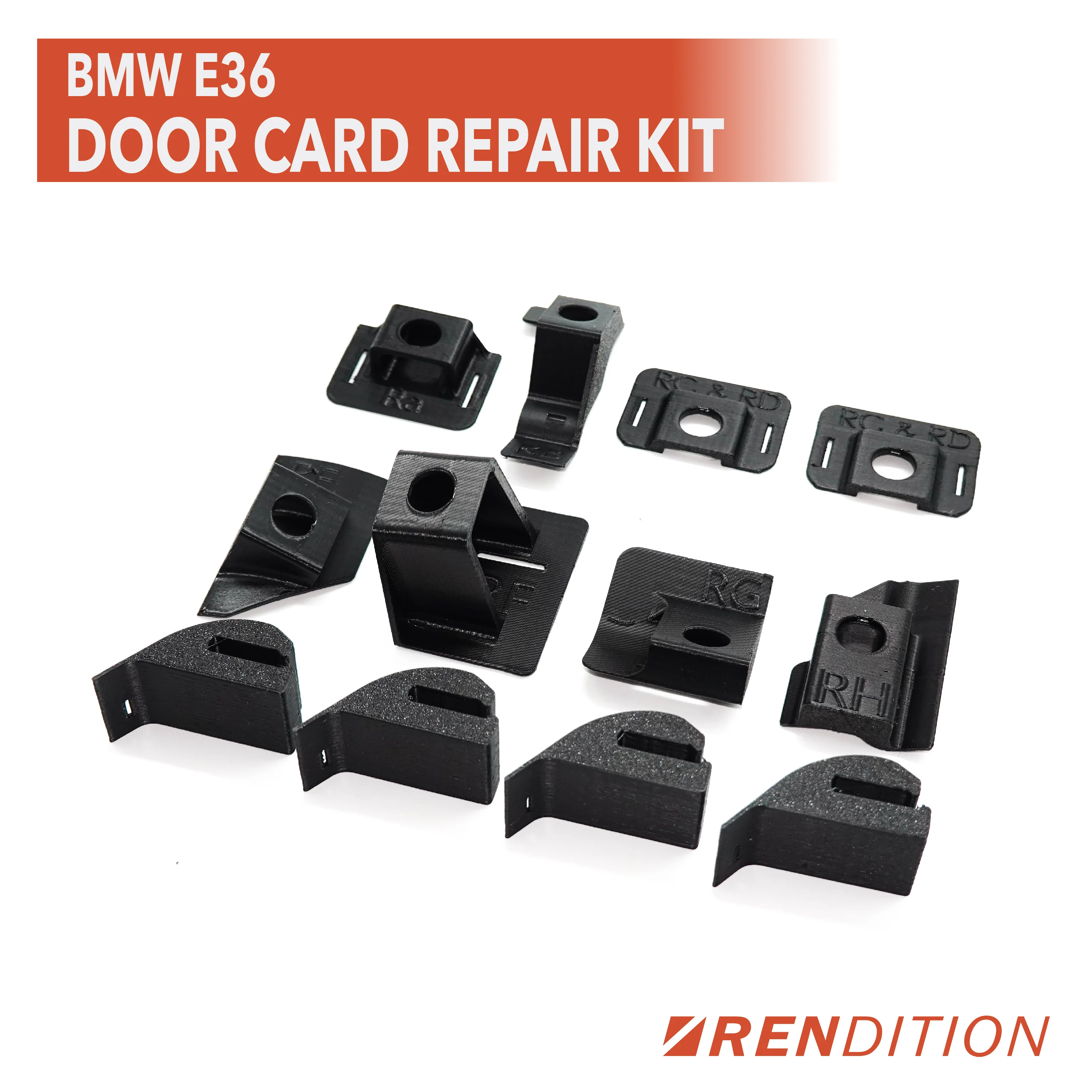 BMW E36 Door Card Tab Repair Kit | Fits Coupe, Sedan, Touring, Convertible