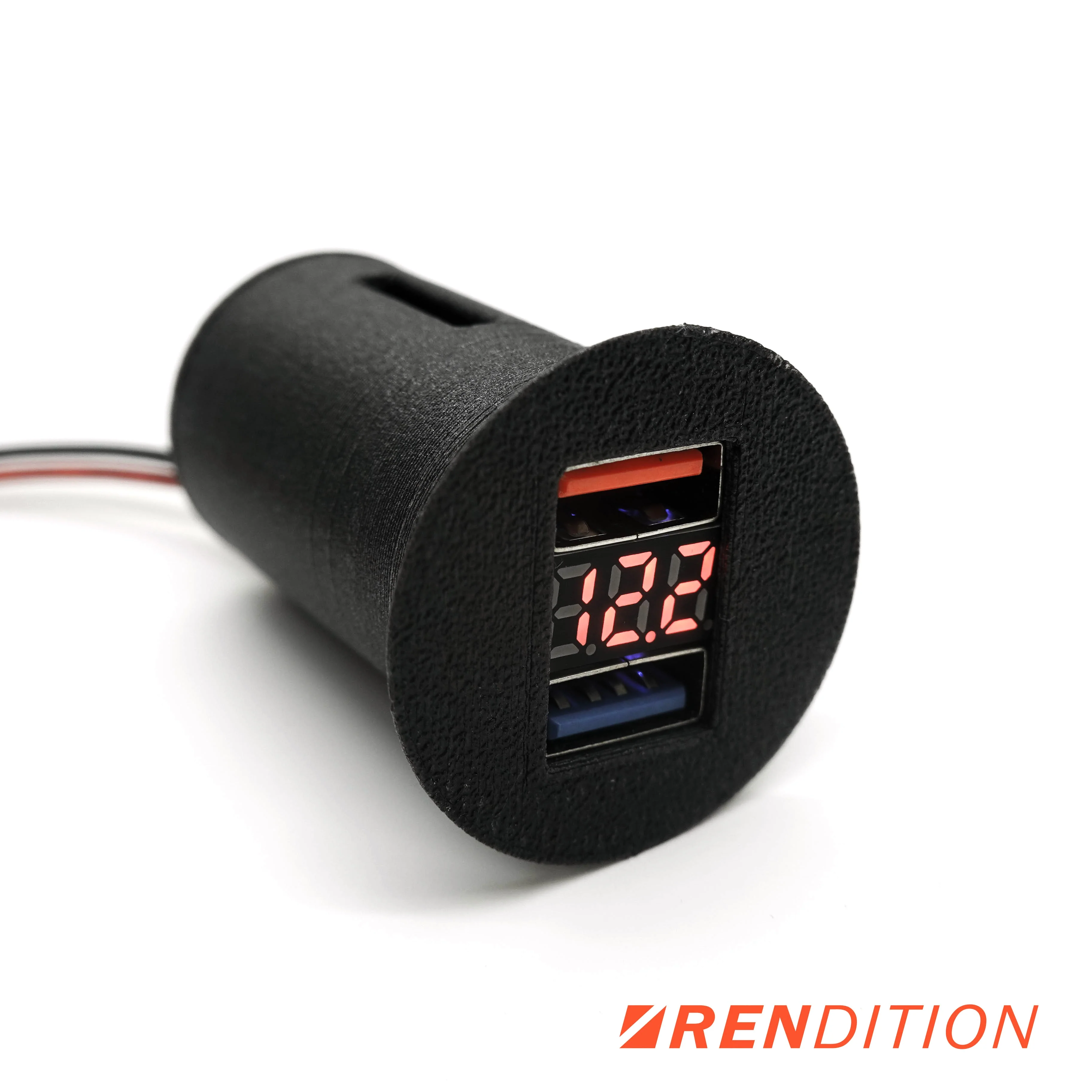 BMW E36 USB Charger with Voltage Meter | Cigarette Lighter Replacement - Image 2