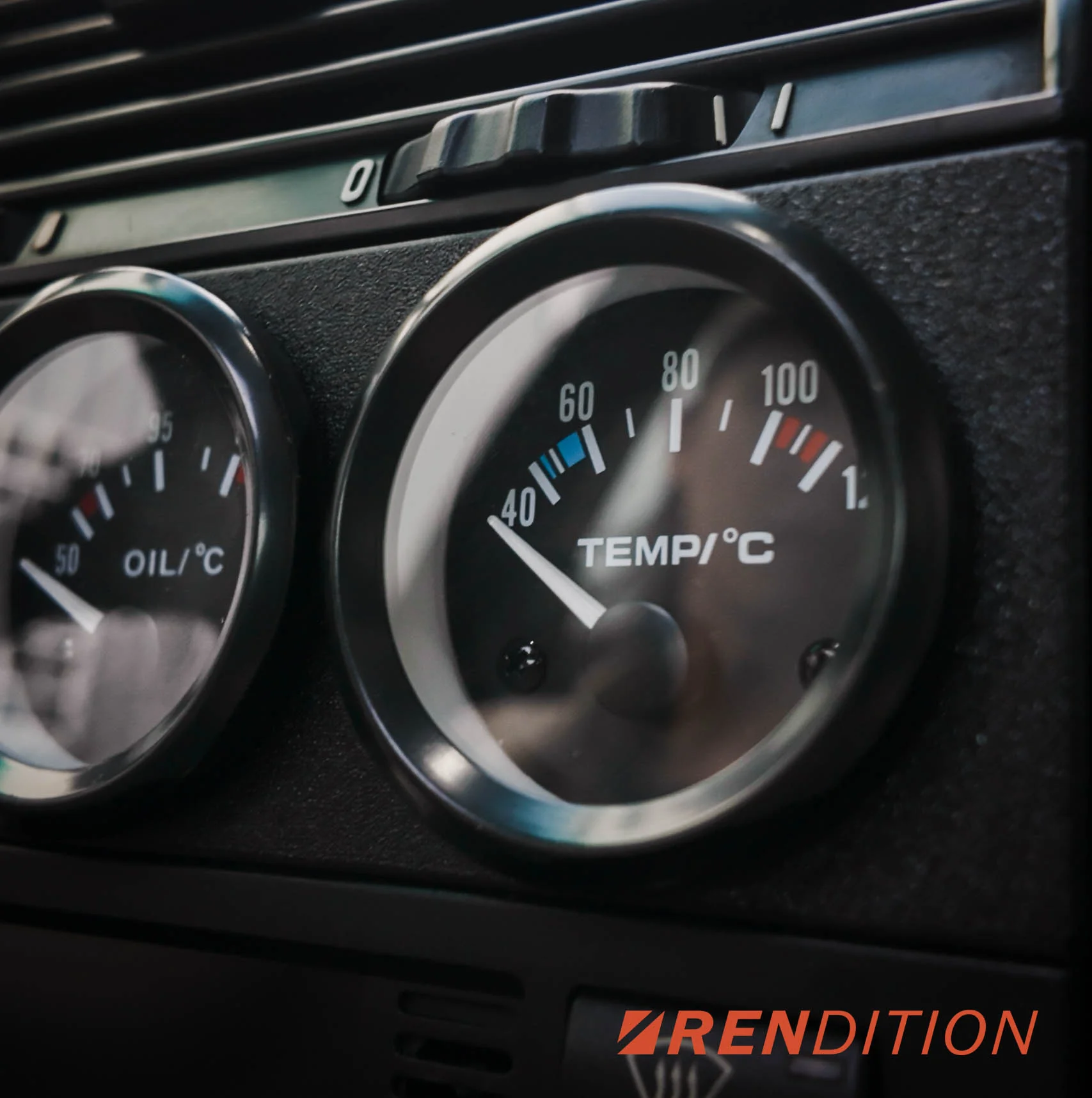 BMW E36 RADIO DELETE PANEL & GAUGE BRACKET (52MM) - Image 3