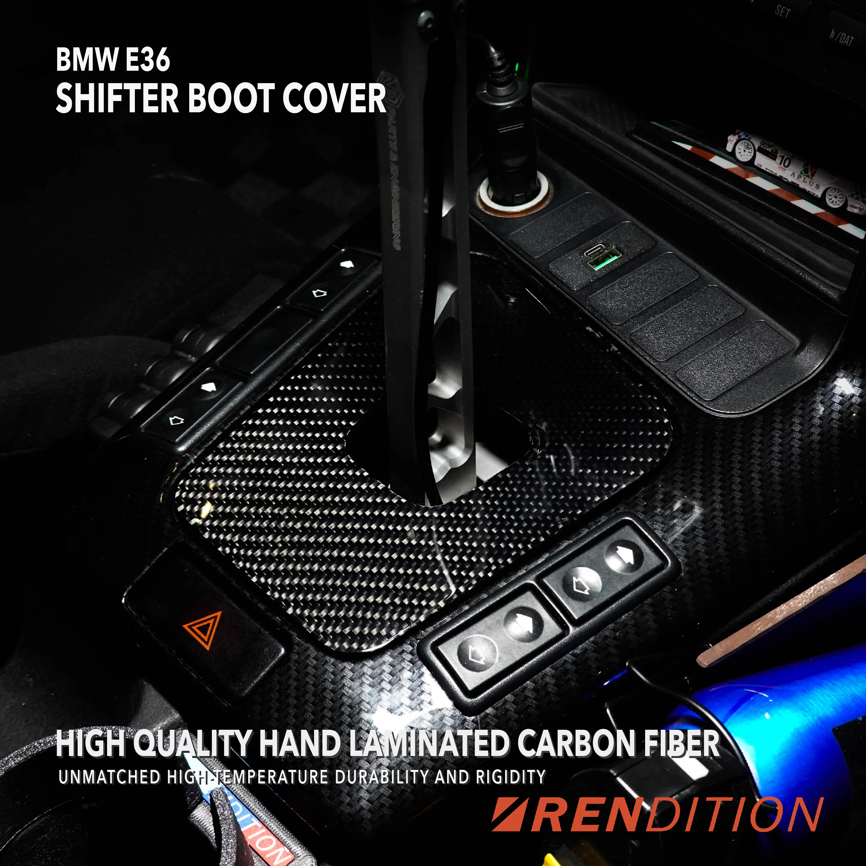 BMW E36 Shift Boot Cover for Short Shifter - Image 4