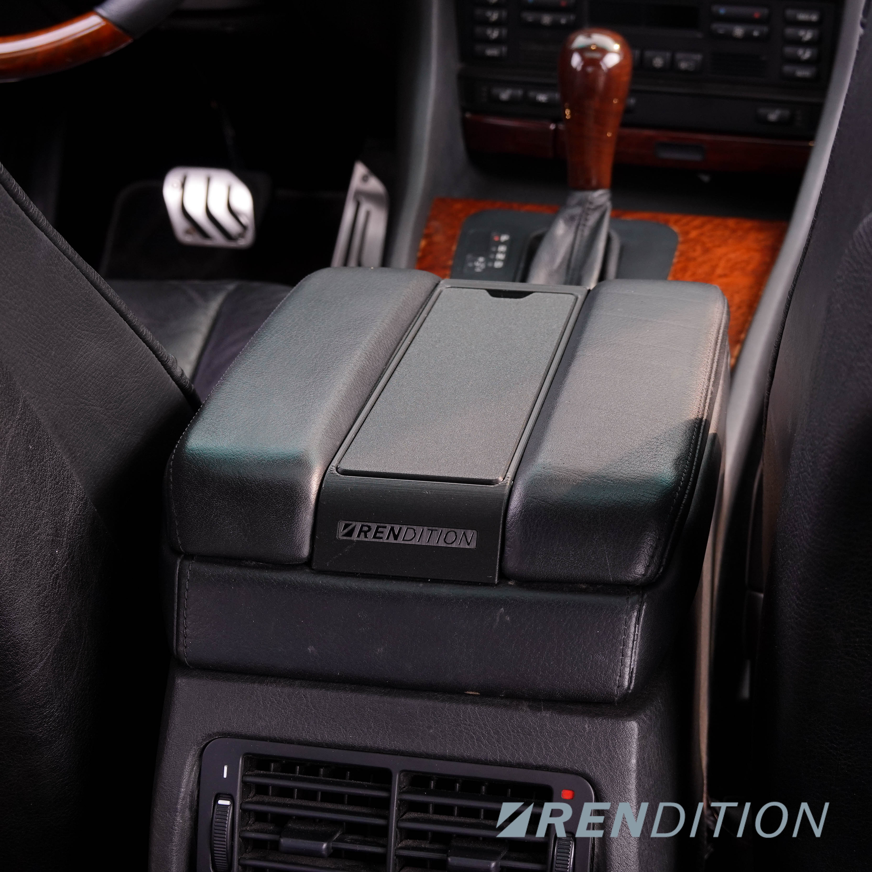 BMW E38 ARMREST STORAGE TRAY V2.1 / STOAGE BOX / E38 PHONE REPLACEMENT - Image 4