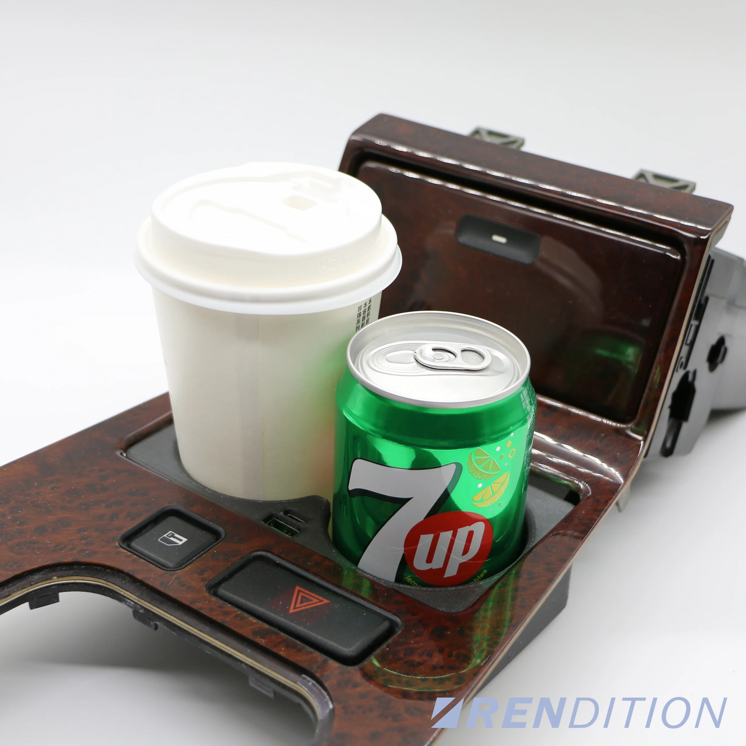 BMW E38 FRONT CUP HOLDER & USB CHARGER - Image 5