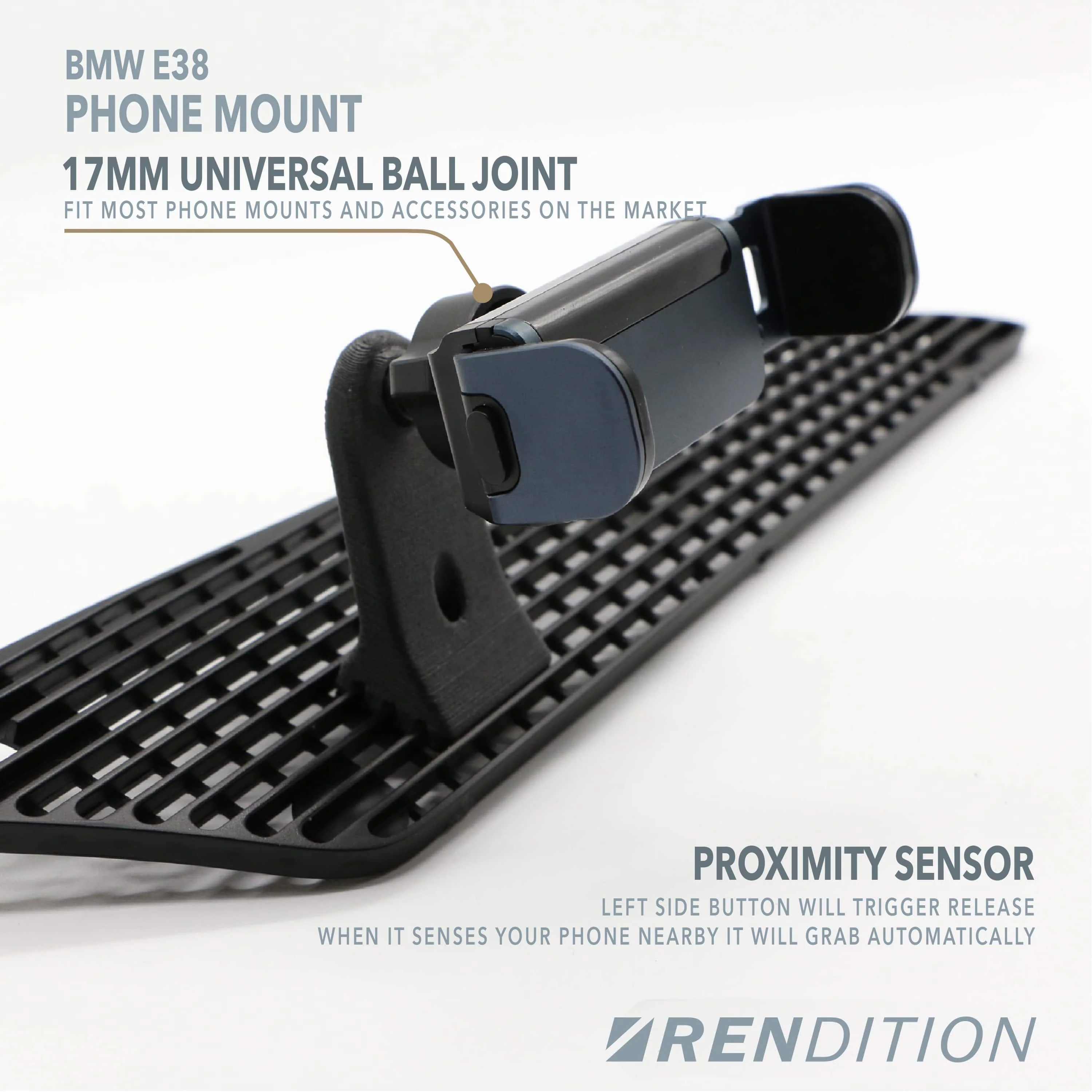 BMW E38 Phone Mount - Image 3