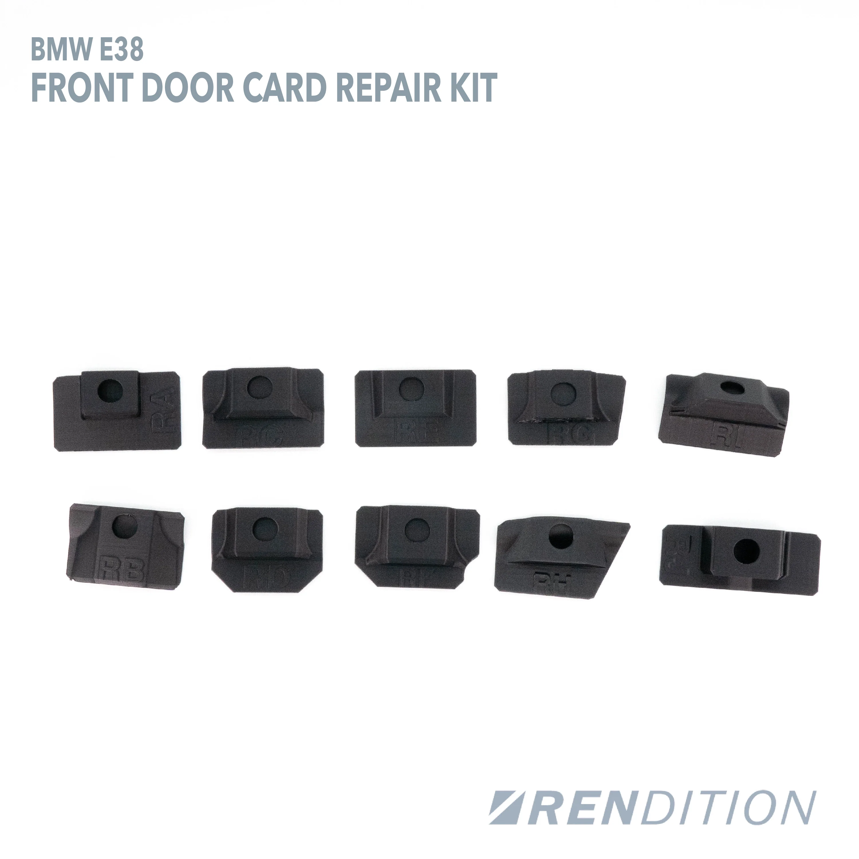 BMW E38 DOOR CARD REPAIR KIT - Image 5