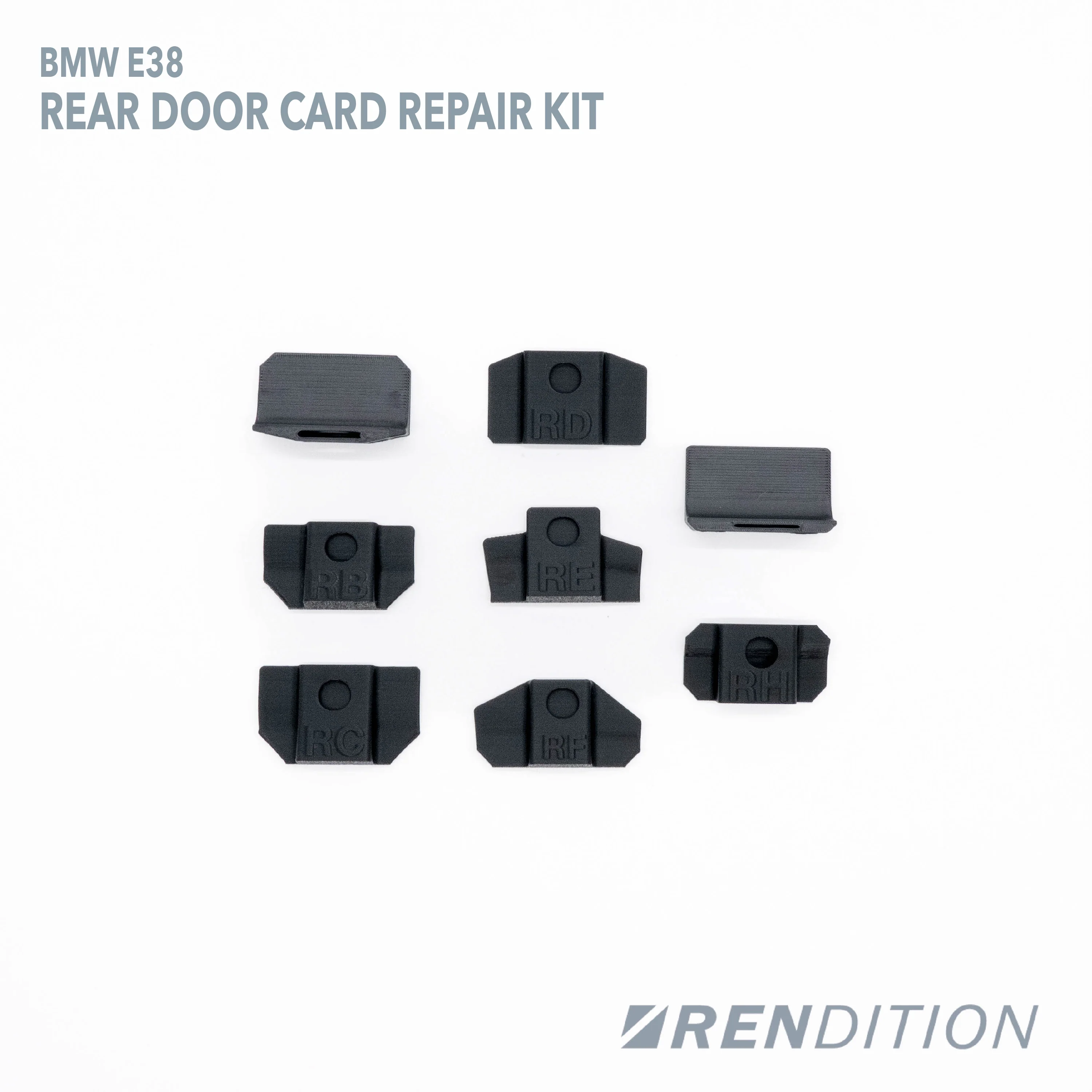 BMW E38 DOOR CARD REPAIR KIT - Image 6