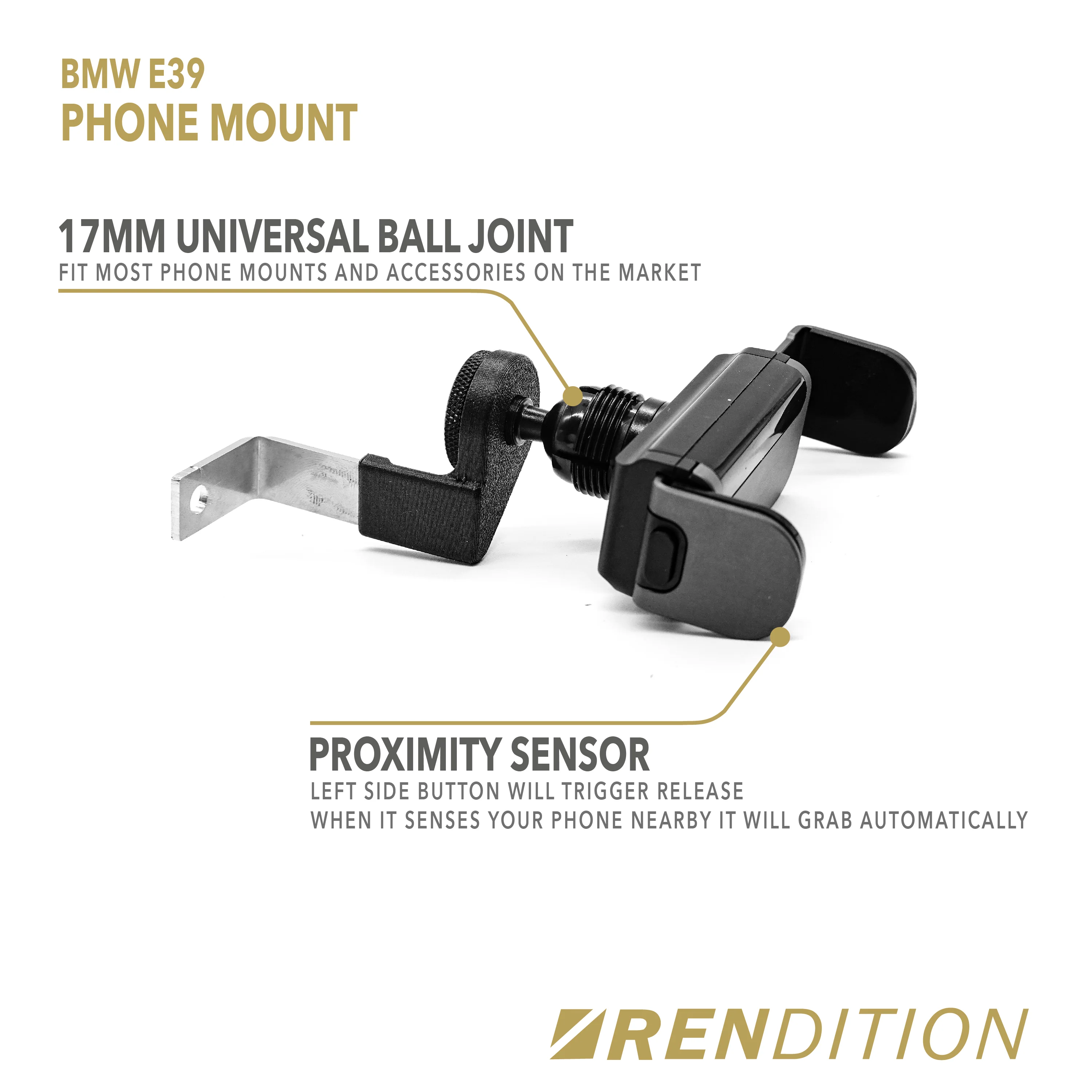 BMW E39 Phone Mount V3 - Image 5