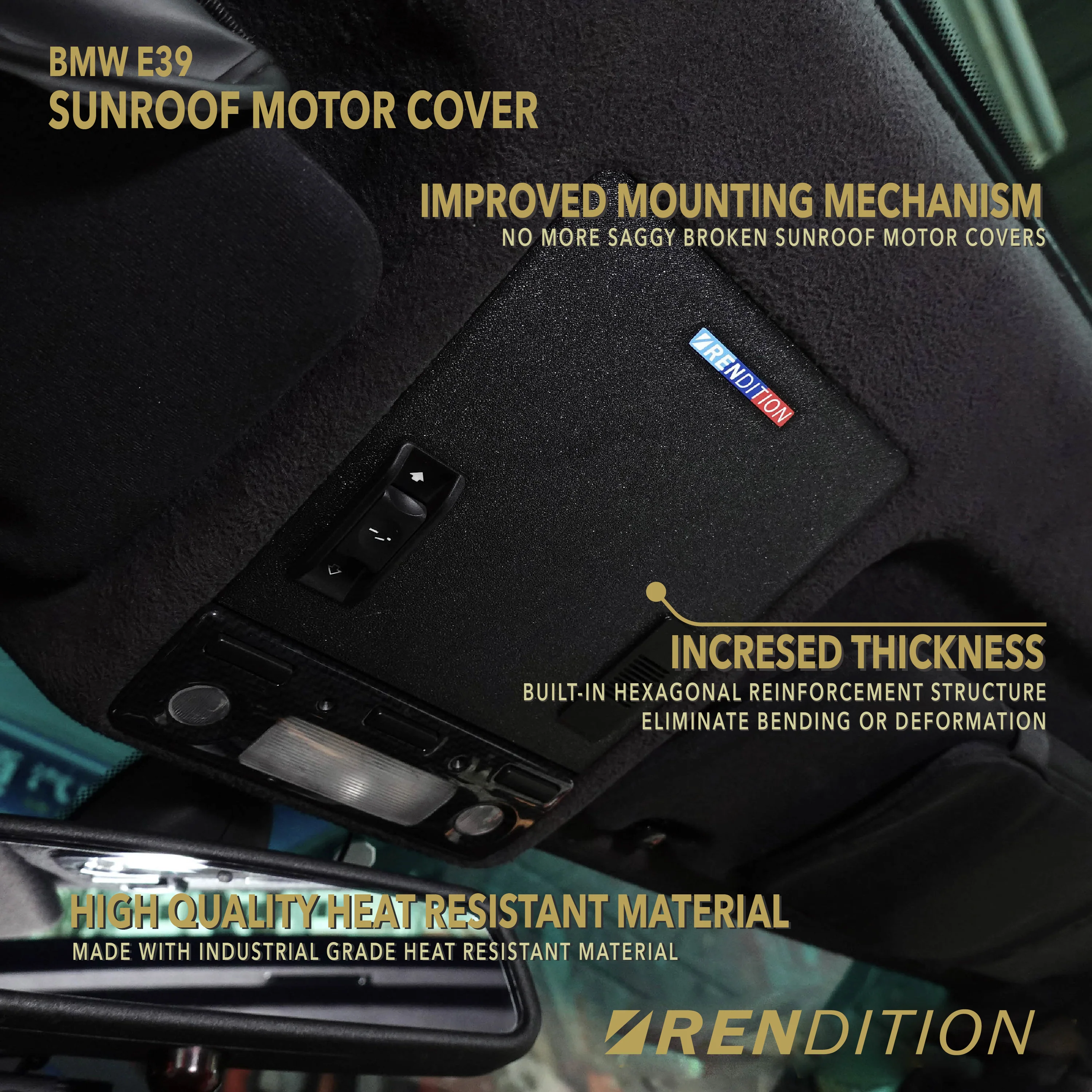 BMW E39 SUNROOF MOTOR COVER - Image 2