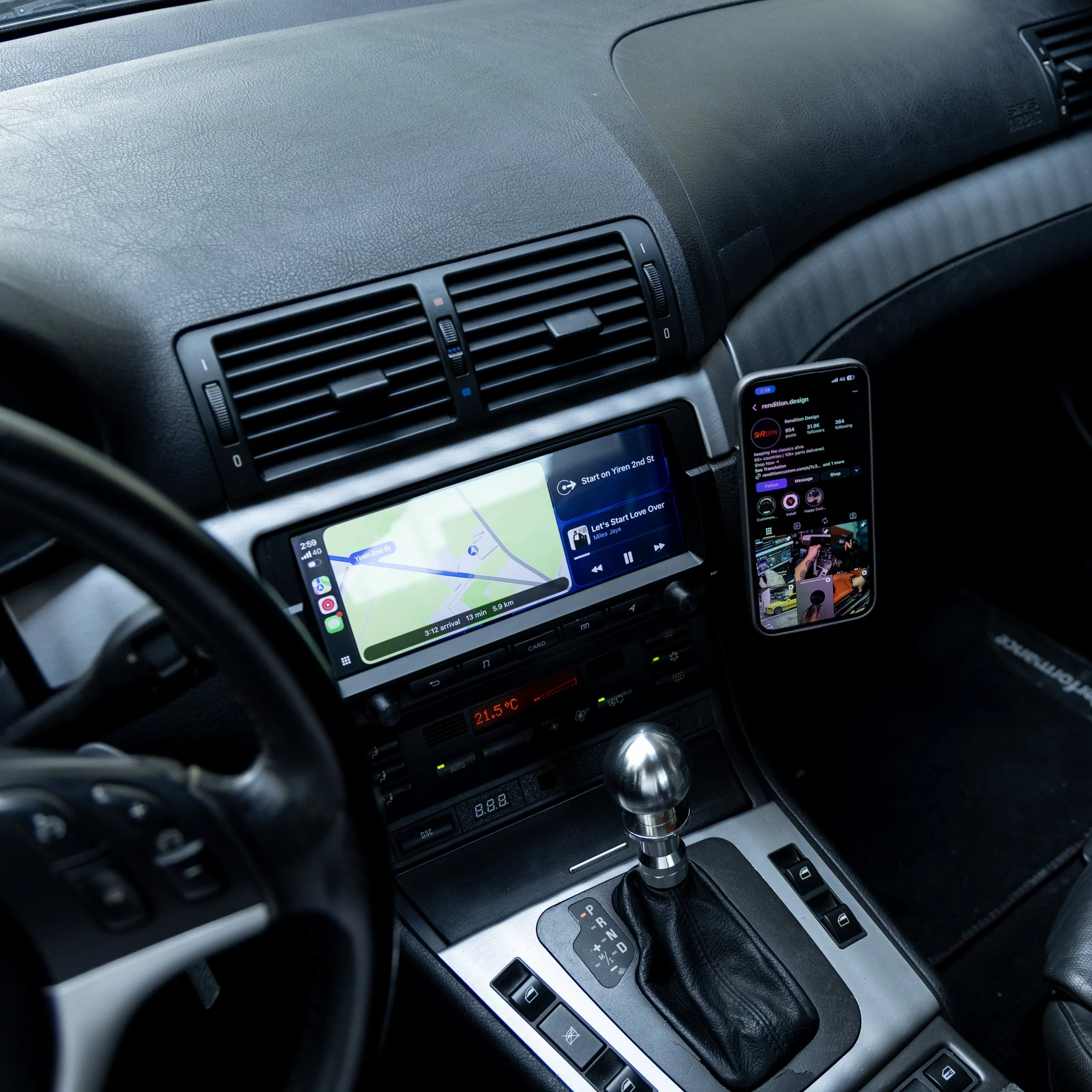 BMW E46 Multimedia Head Unit with CarPlay + Android Auto - Image 2