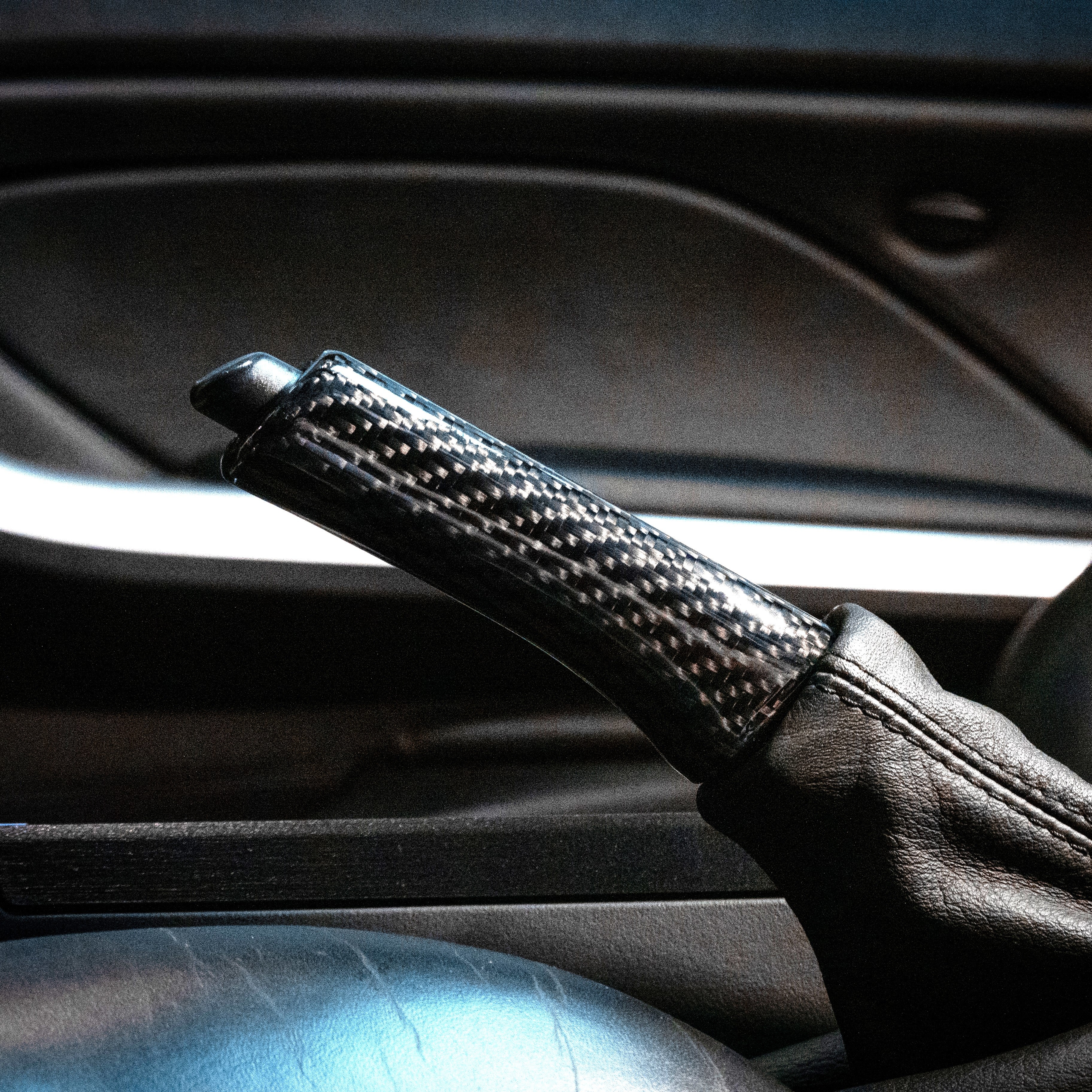 BMW E46 Carbon Fiber Handbrake Lever - Image 4