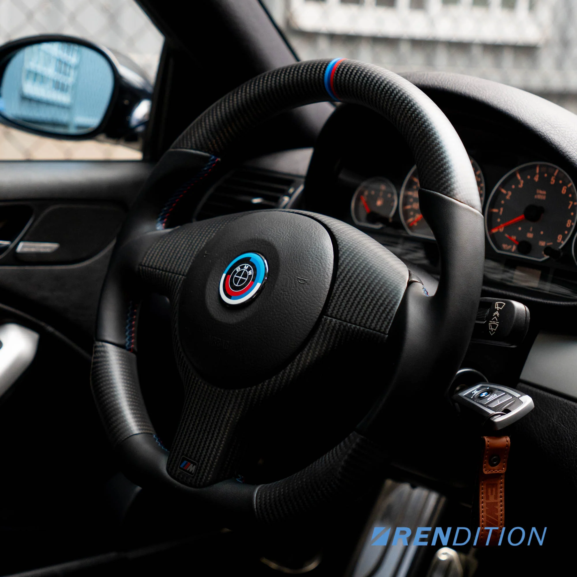 BMW E46 Custom Carbon Steering Wheel – Nappa, Alcantara, Forged or Twill Carbon - Image 2