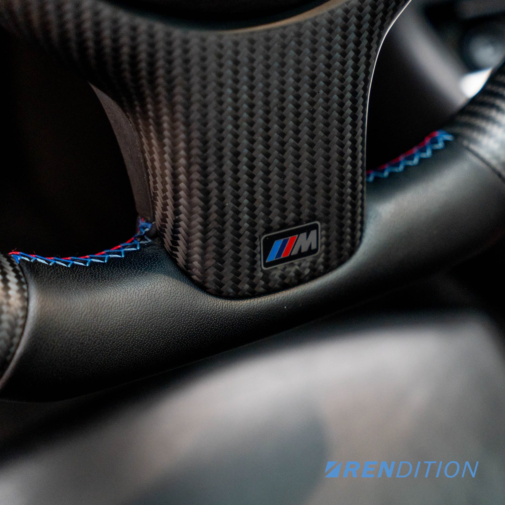 BMW E46 Custom Carbon Steering Wheel – Nappa, Alcantara, Forged or Twill Carbon - Image 4