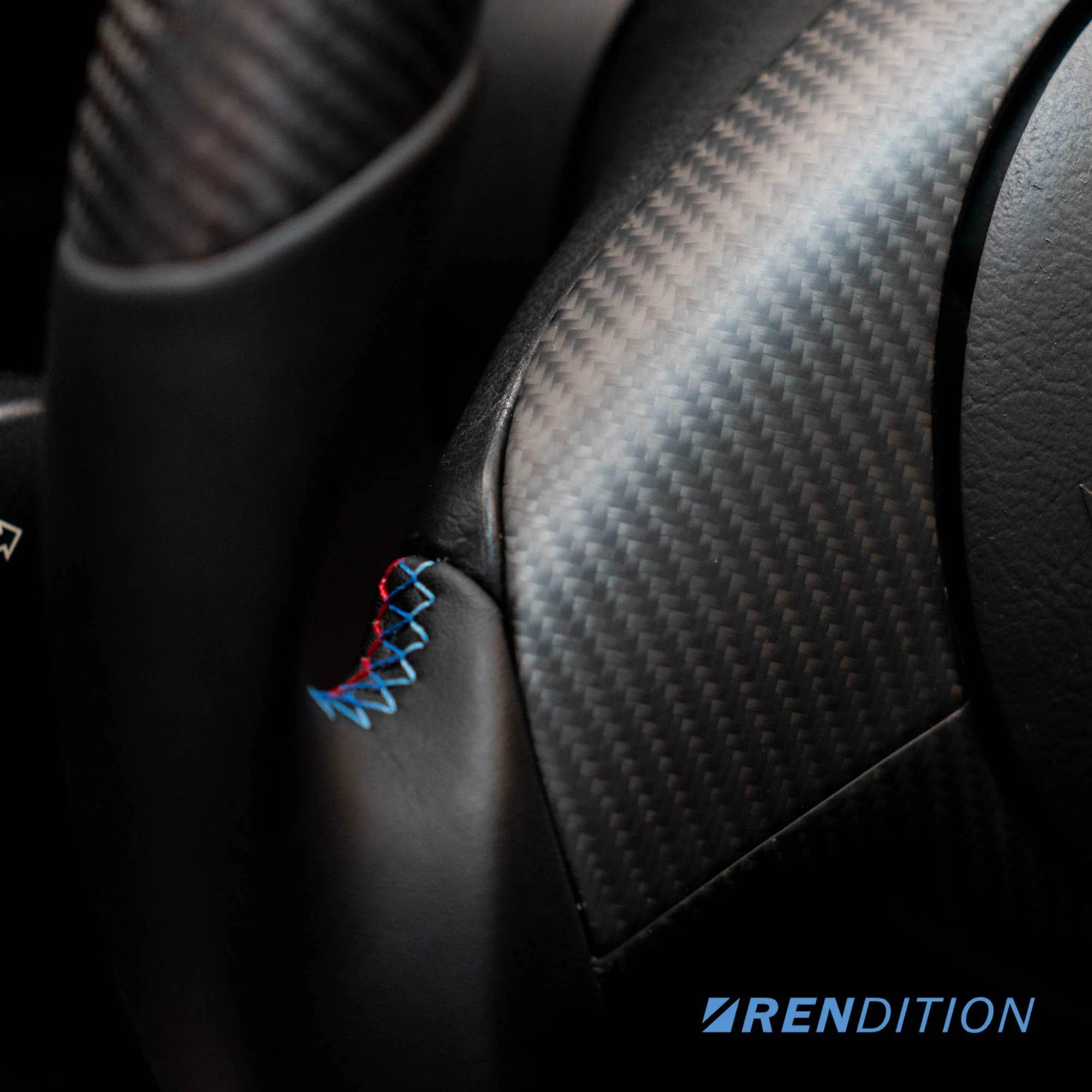 BMW E46 Custom Carbon Steering Wheel – Nappa, Alcantara, Forged or Twill Carbon - Image 5