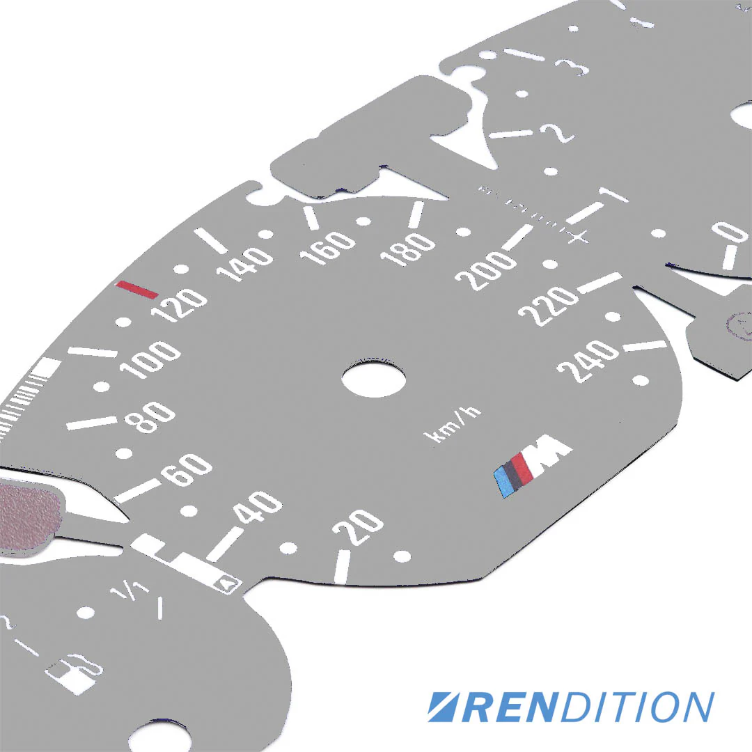 BMW E46 Gauge Face Overlay - Image 13
