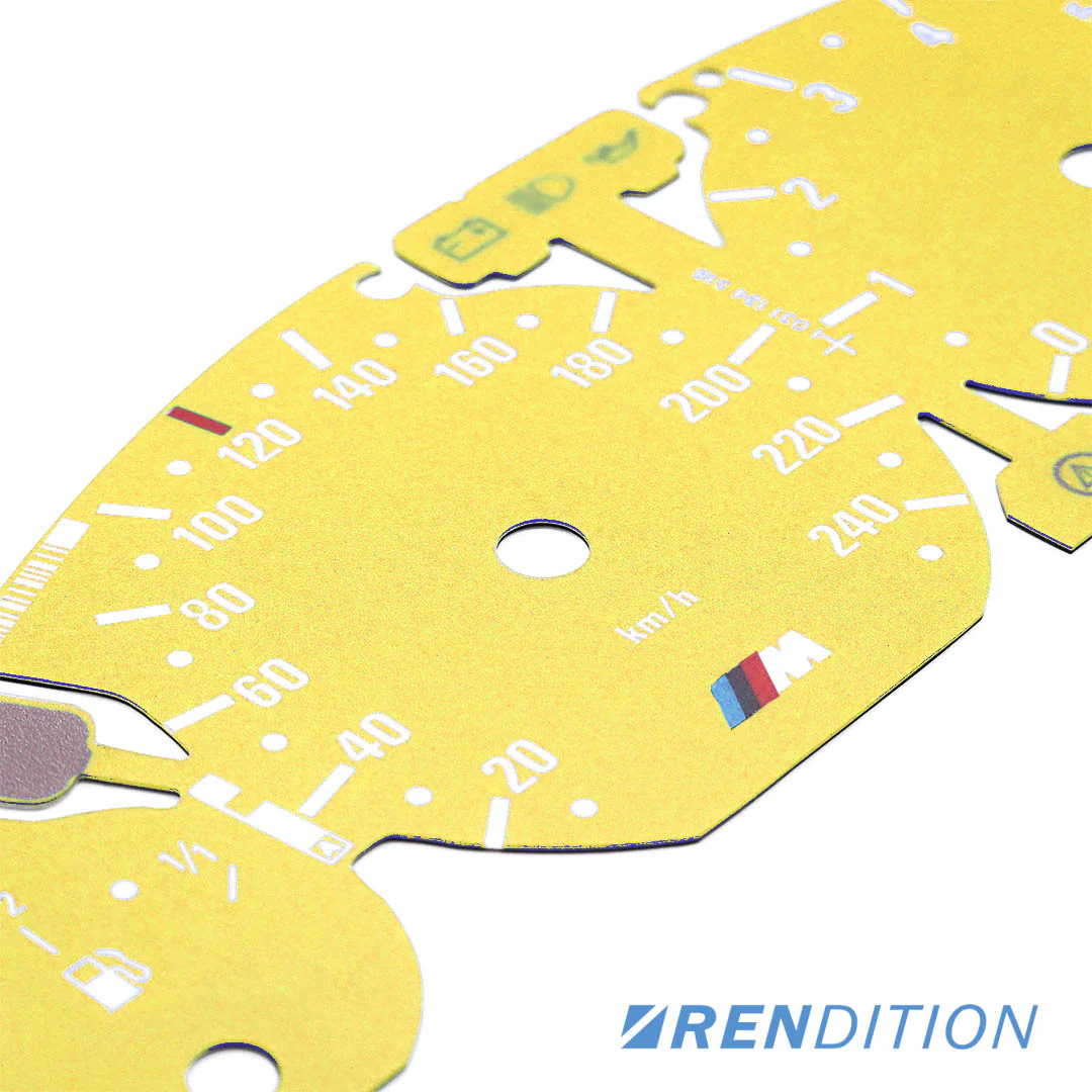 BMW E46 Gauge Face Overlay - Image 16