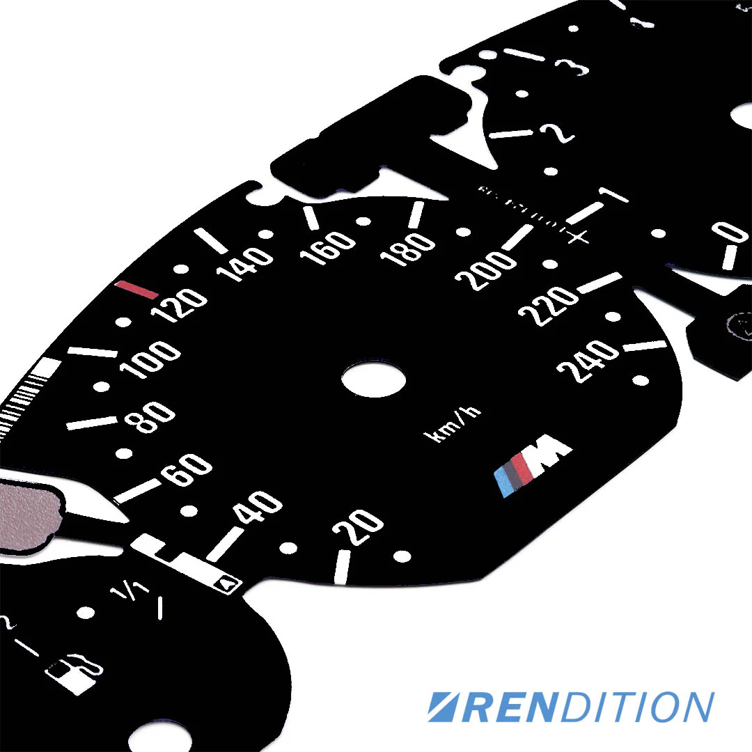 BMW E46 Gauge Face Overlay - Image 8