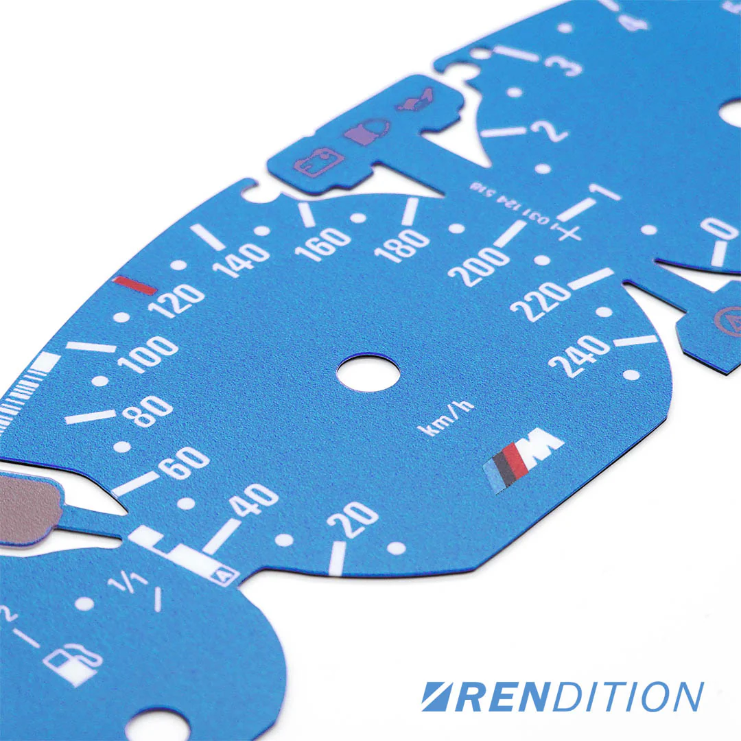 BMW E46 Gauge Face Overlay - Image 9