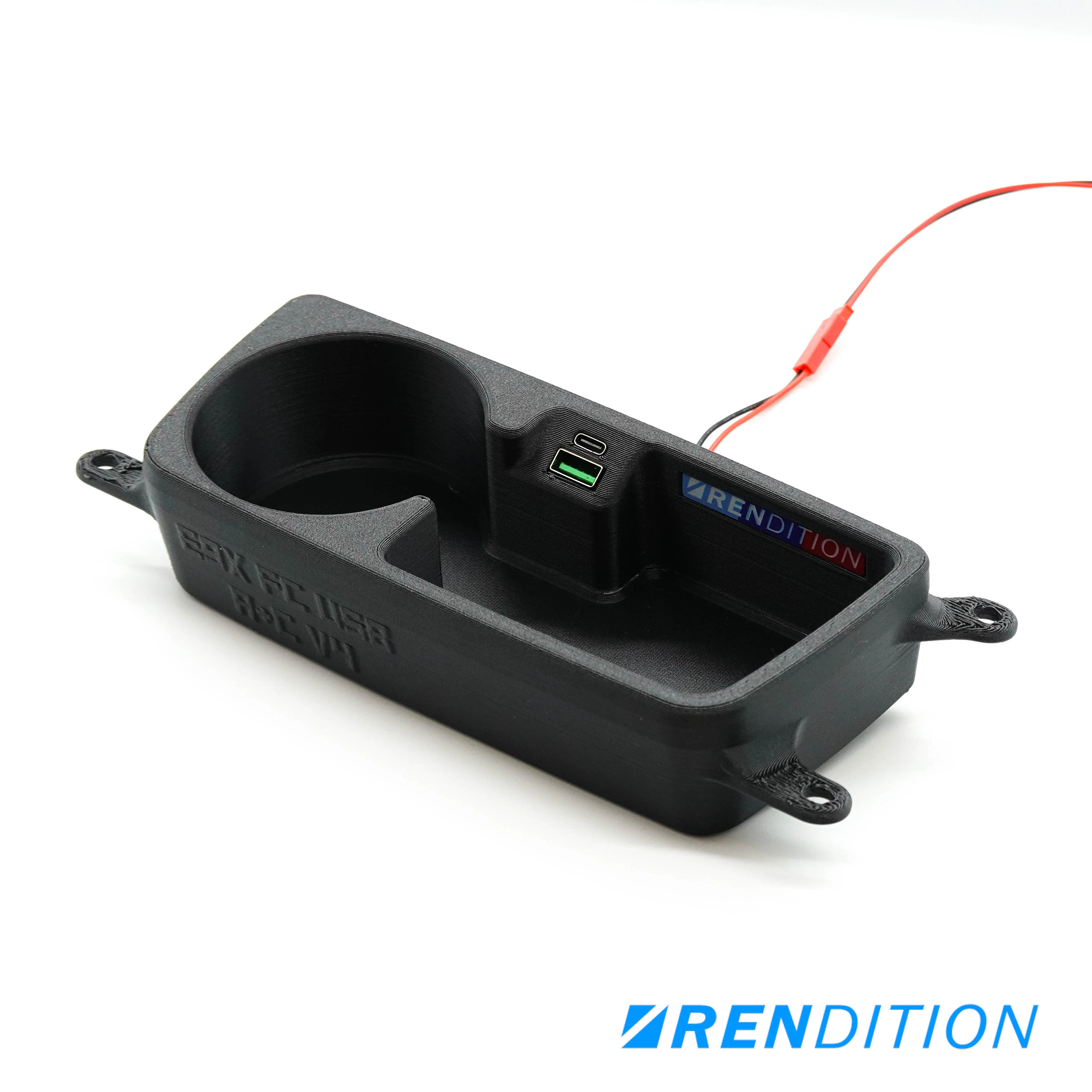 BMW E9X FRONT CUPHOLDER + USB (E90 E91 E92 E93) - Image 8