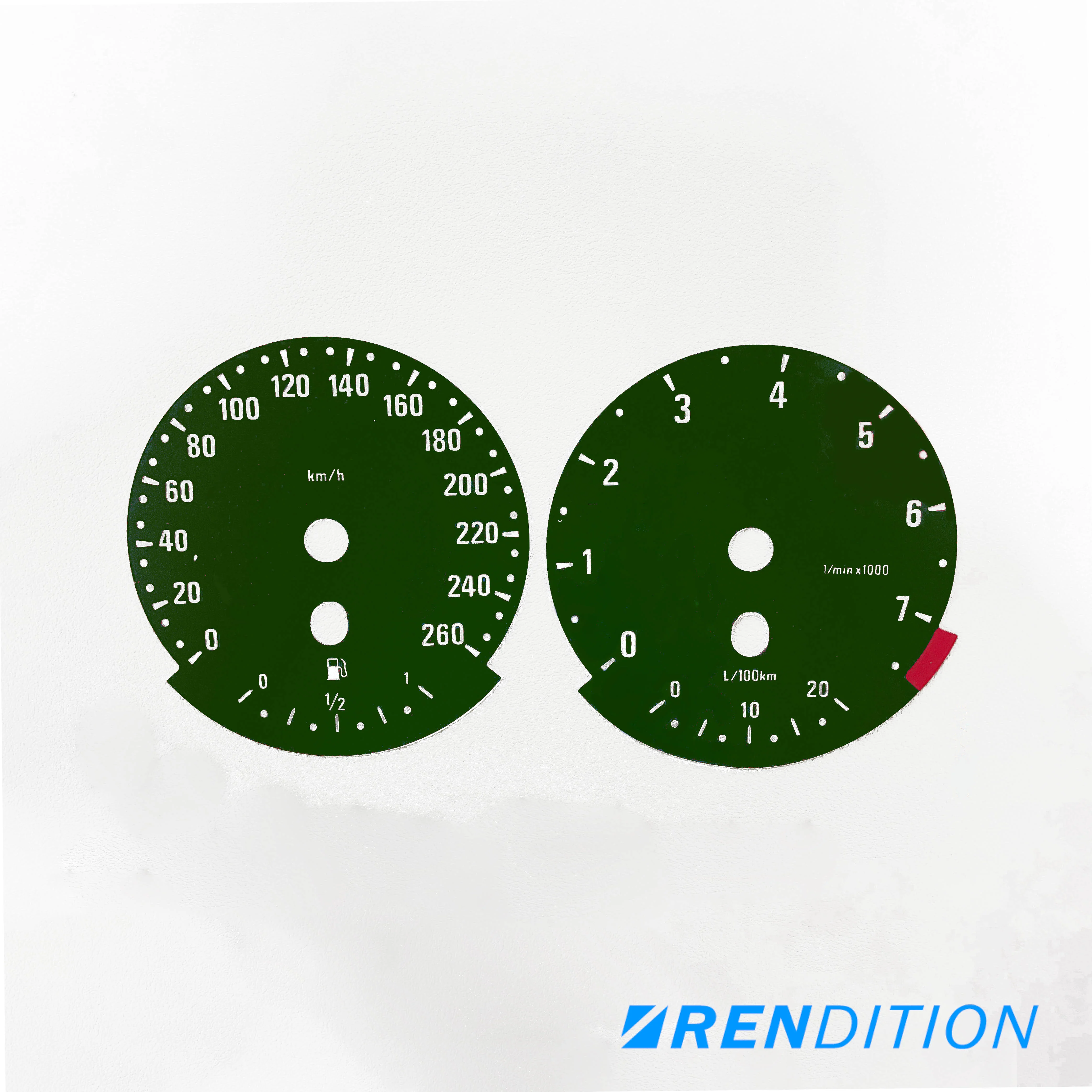 BMW E9X GAUGE FACE / GAUGE OVERLAY FOR 318, 320, 323, 325,328, 330, 335, M3 - Image 10