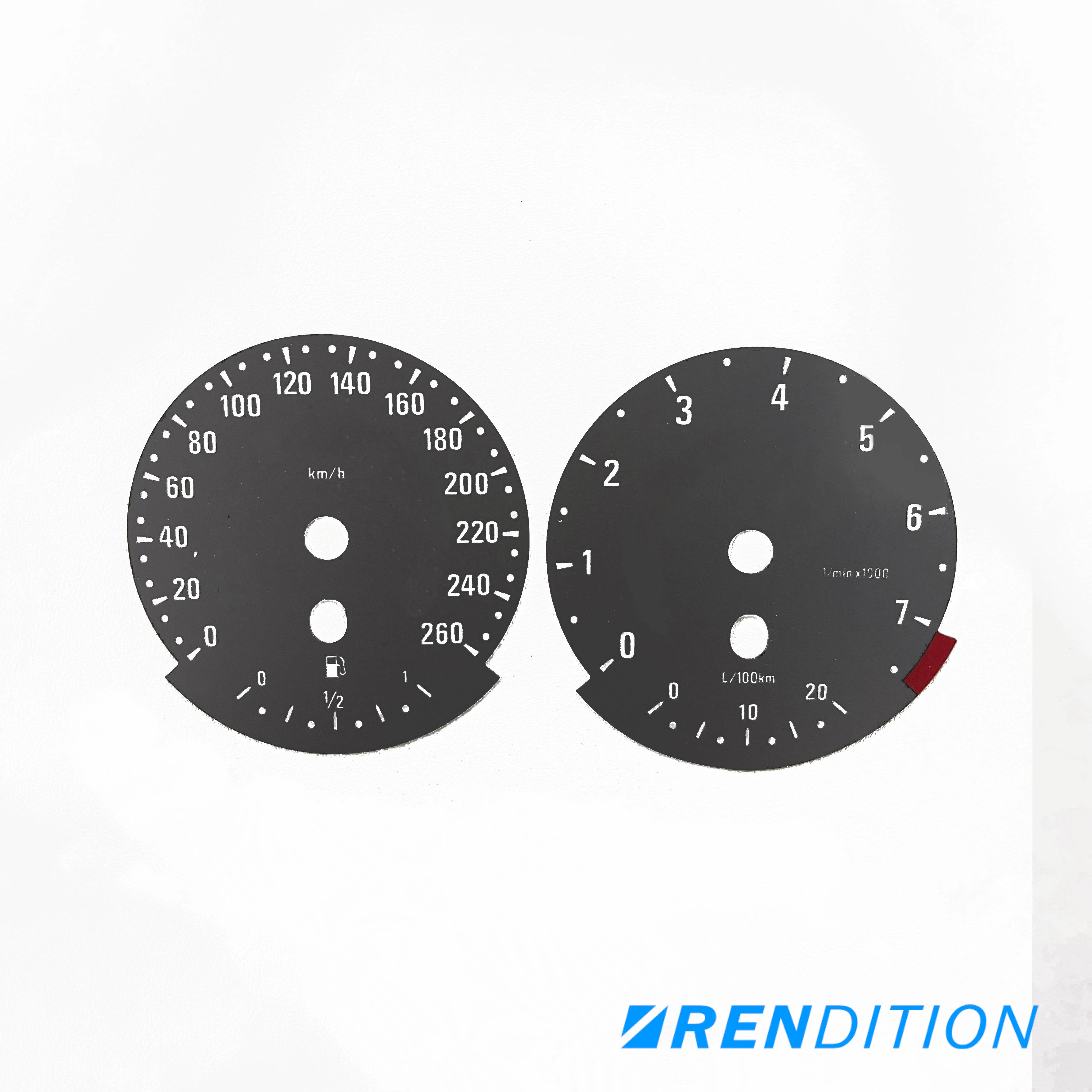BMW E9X GAUGE FACE / GAUGE OVERLAY FOR 318, 320, 323, 325,328, 330, 335, M3 - Image 5