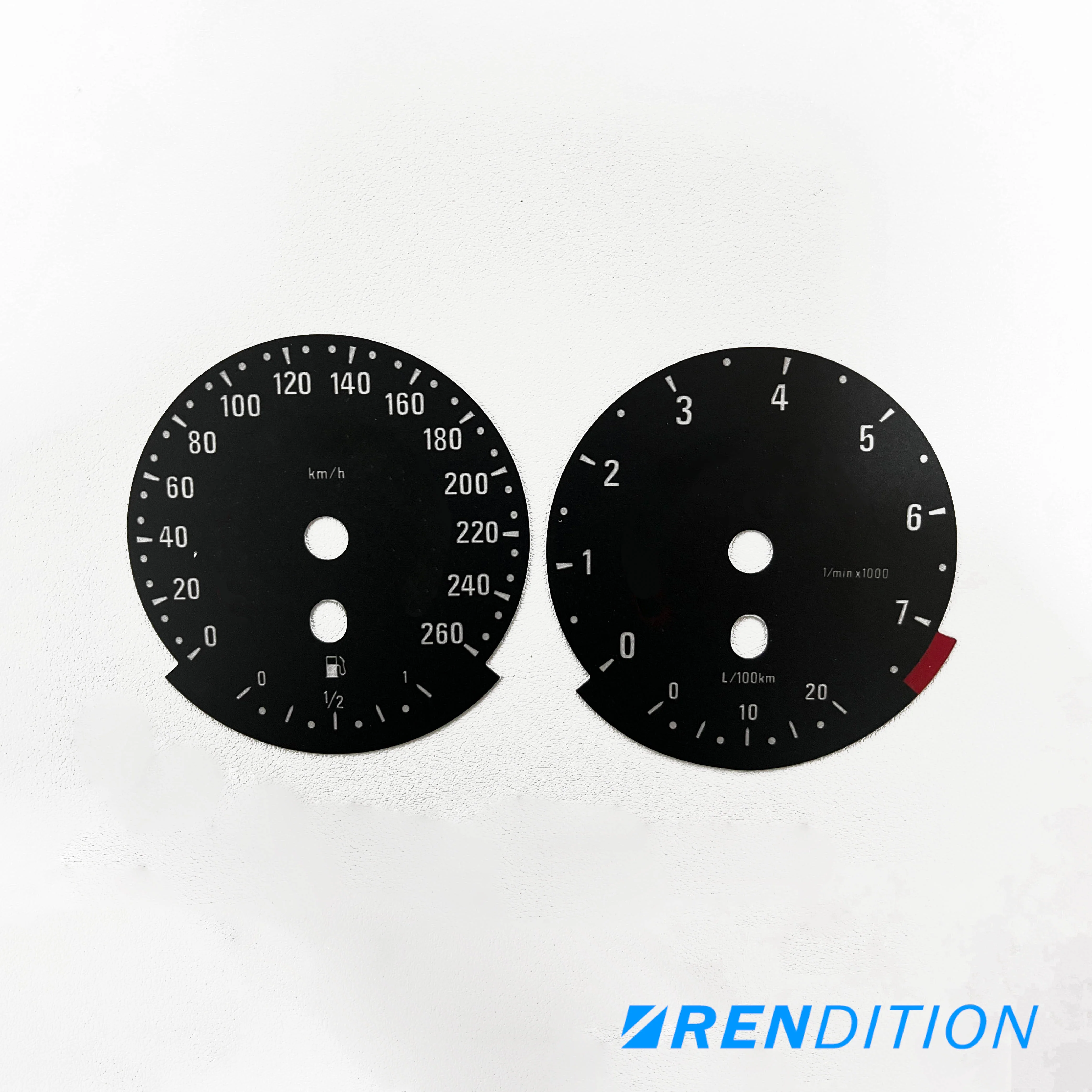 BMW E9X GAUGE FACE / GAUGE OVERLAY FOR 318, 320, 323, 325,328, 330, 335, M3 - Image 6