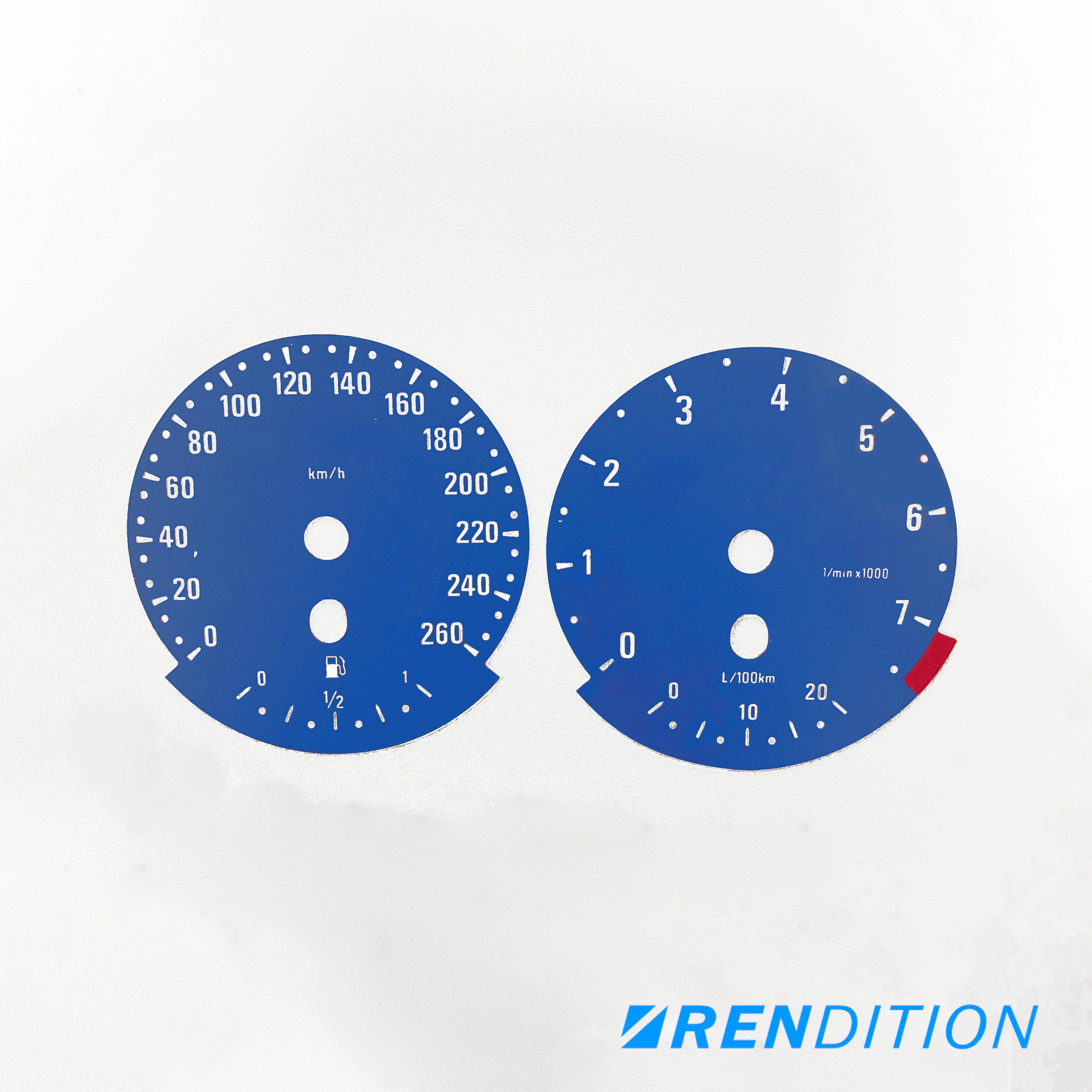 BMW E9X GAUGE FACE / GAUGE OVERLAY FOR 318, 320, 323, 325,328, 330, 335, M3 - Image 7