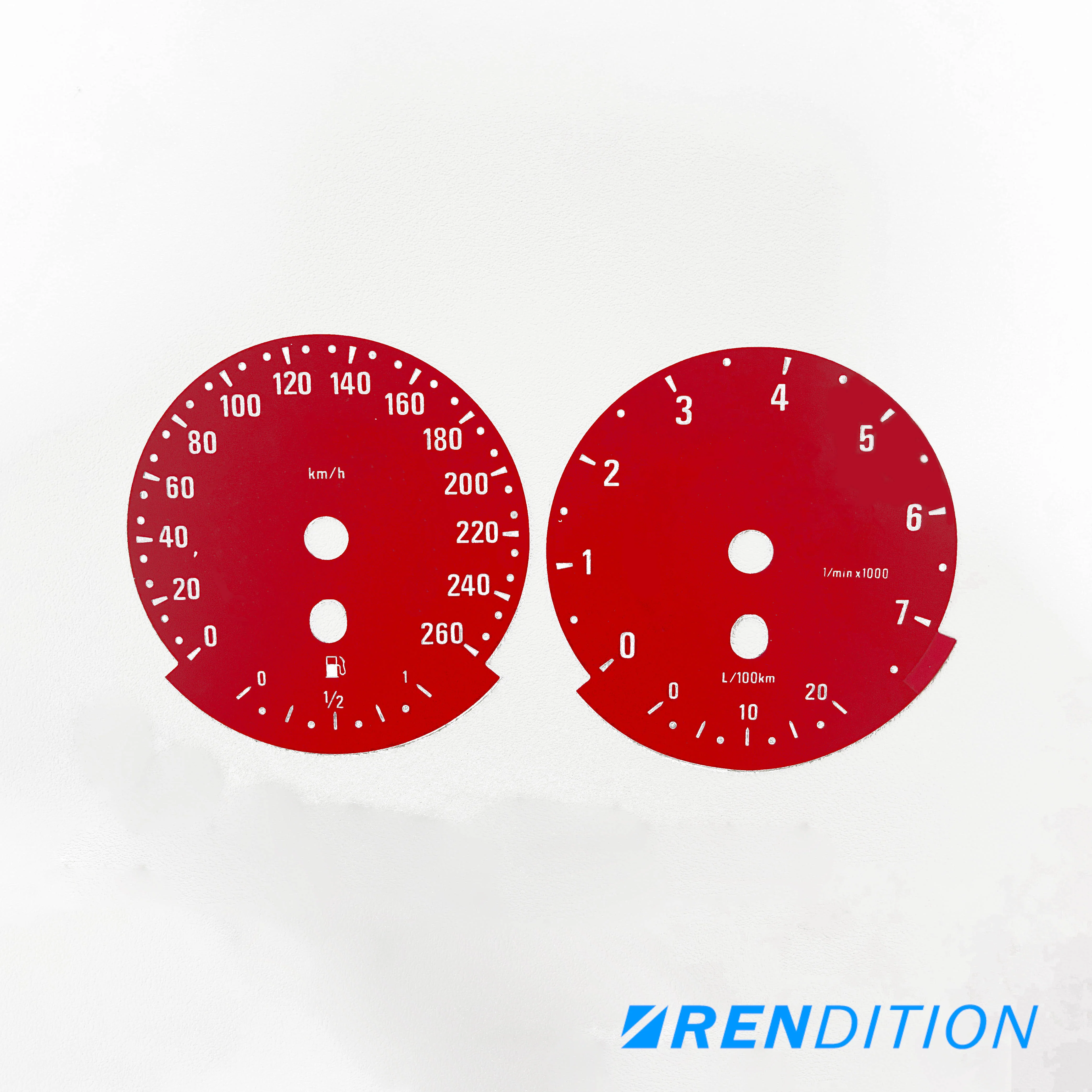 BMW E9X GAUGE FACE / GAUGE OVERLAY FOR 318, 320, 323, 325,328, 330, 335, M3 - Image 9