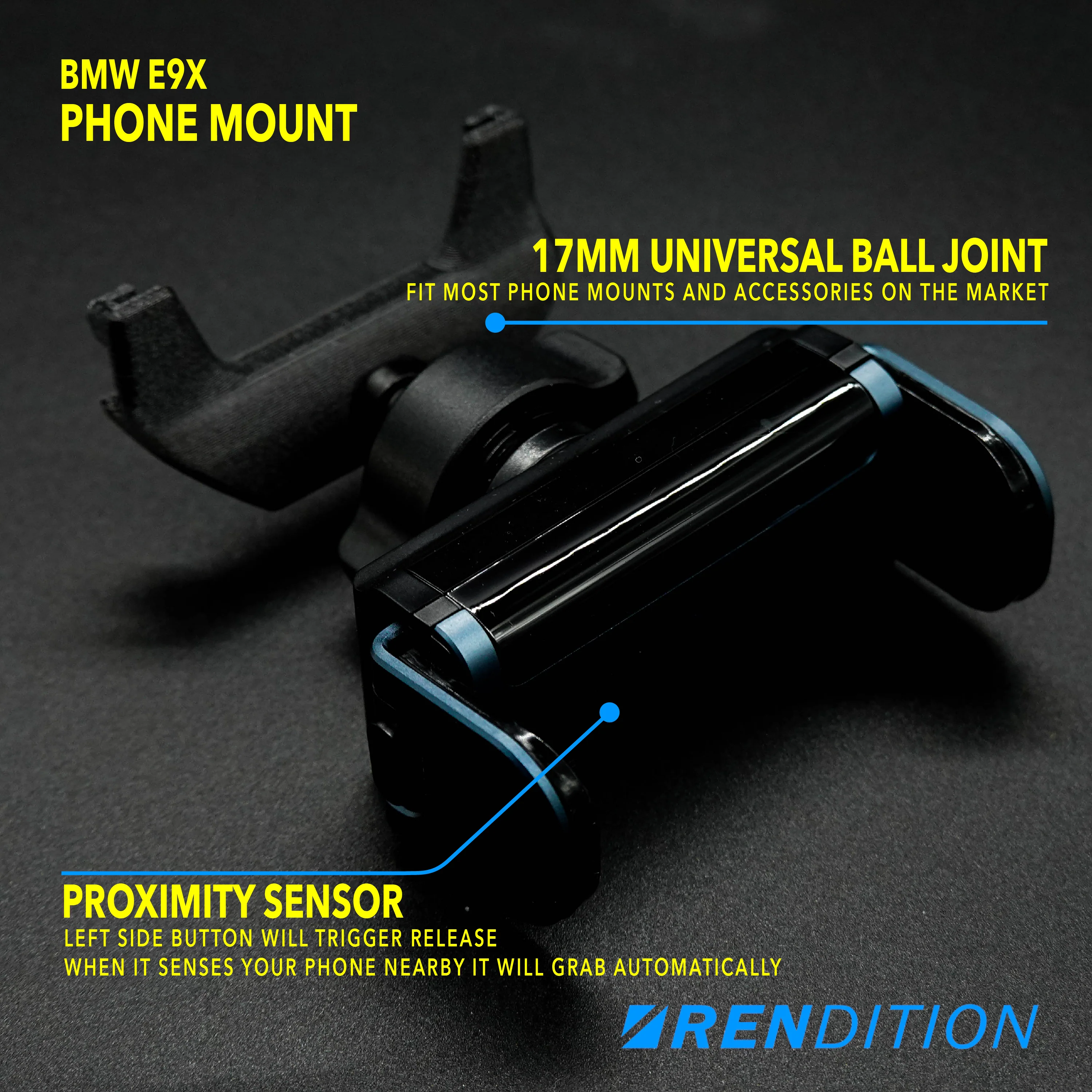 BMW E9X Phone Mount - Image 4