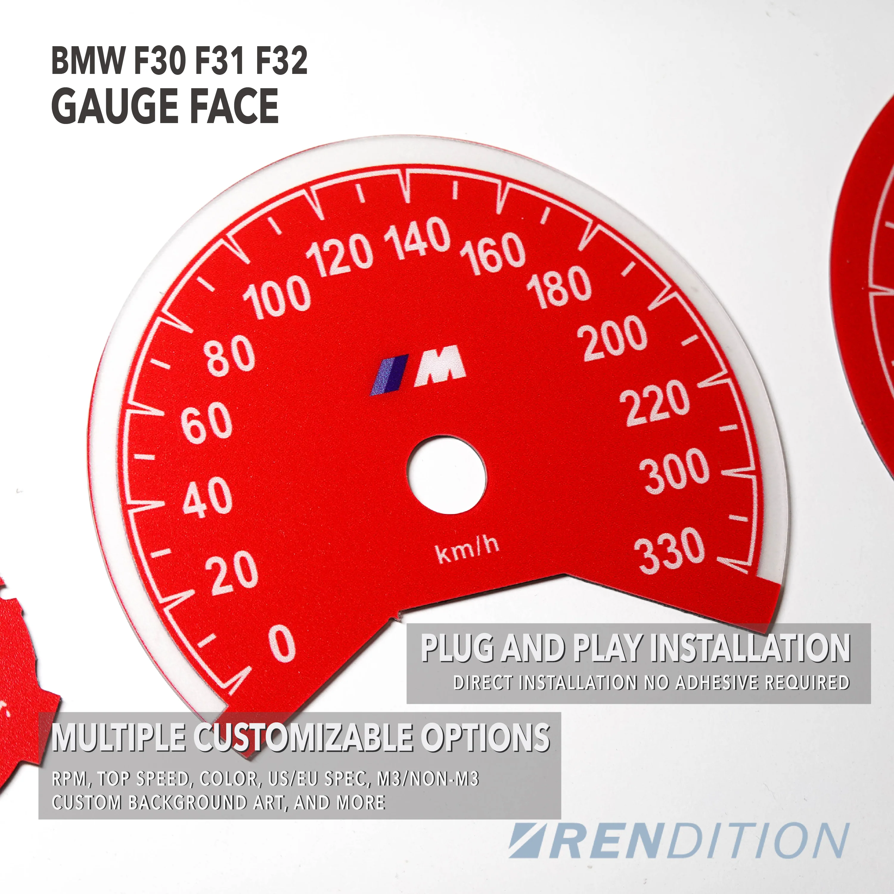 BMW F30 F31 F32 GAUGE FACE - Image 2