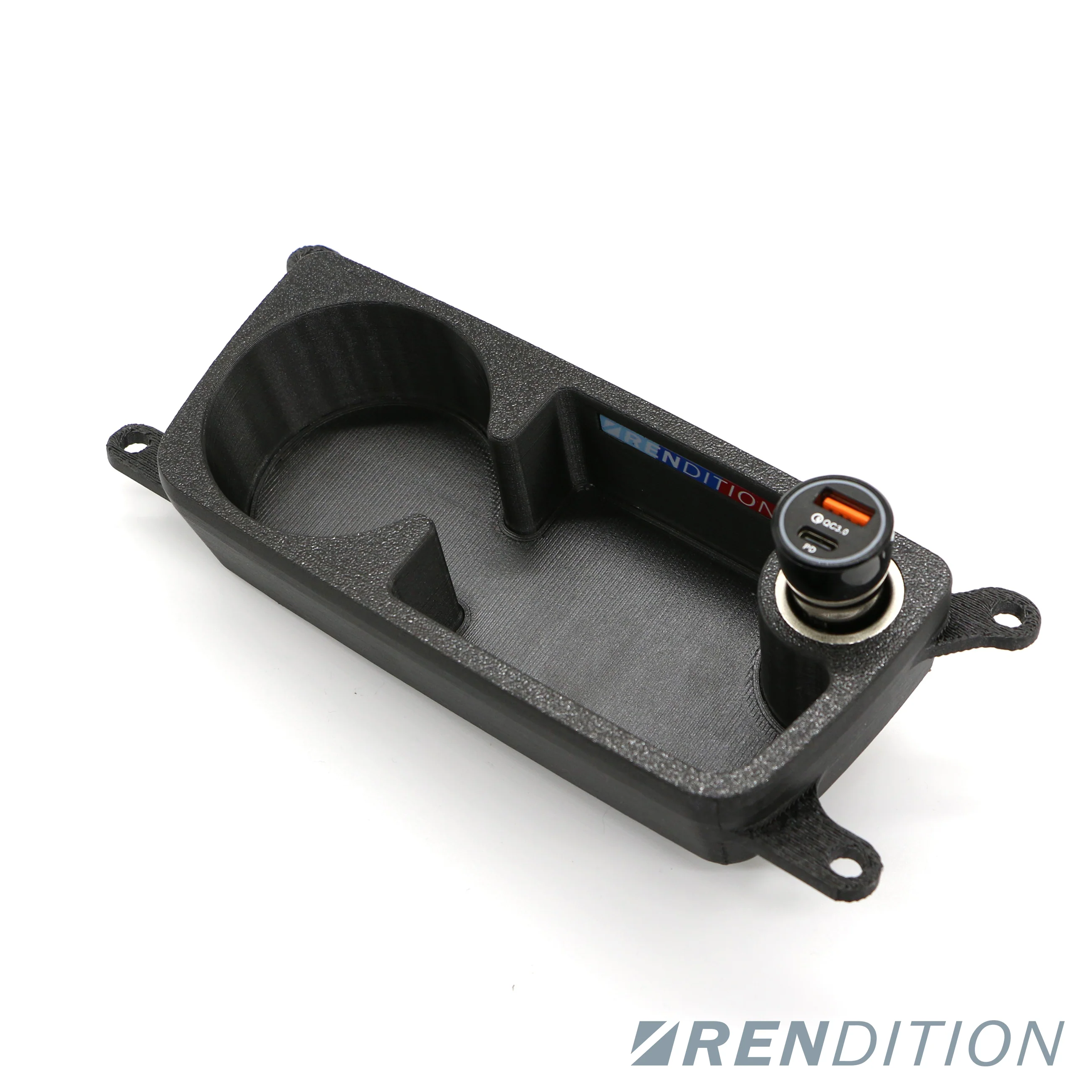 BMW E9X FRONT CUPHOLDER + 12V SOCKET - Image 5