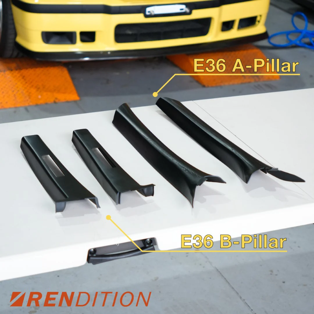 BMW E36 B-Pillar Trim Replacement for Coupe & Convertible - Image 4