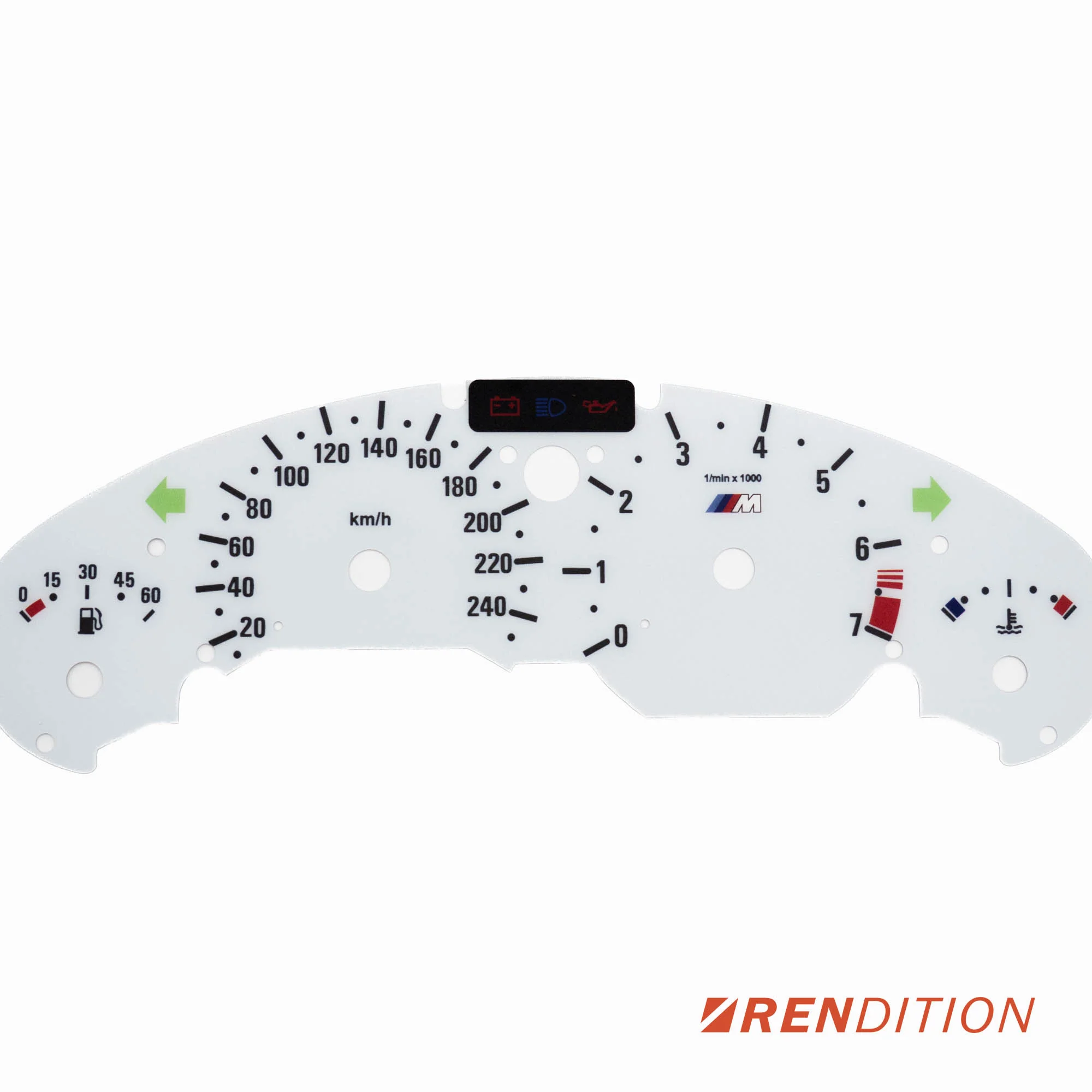 BMW E36 GAUGE FACE OVERLAY FOR M3 316 318 325 328 Ti Comapct V3 - Image 11