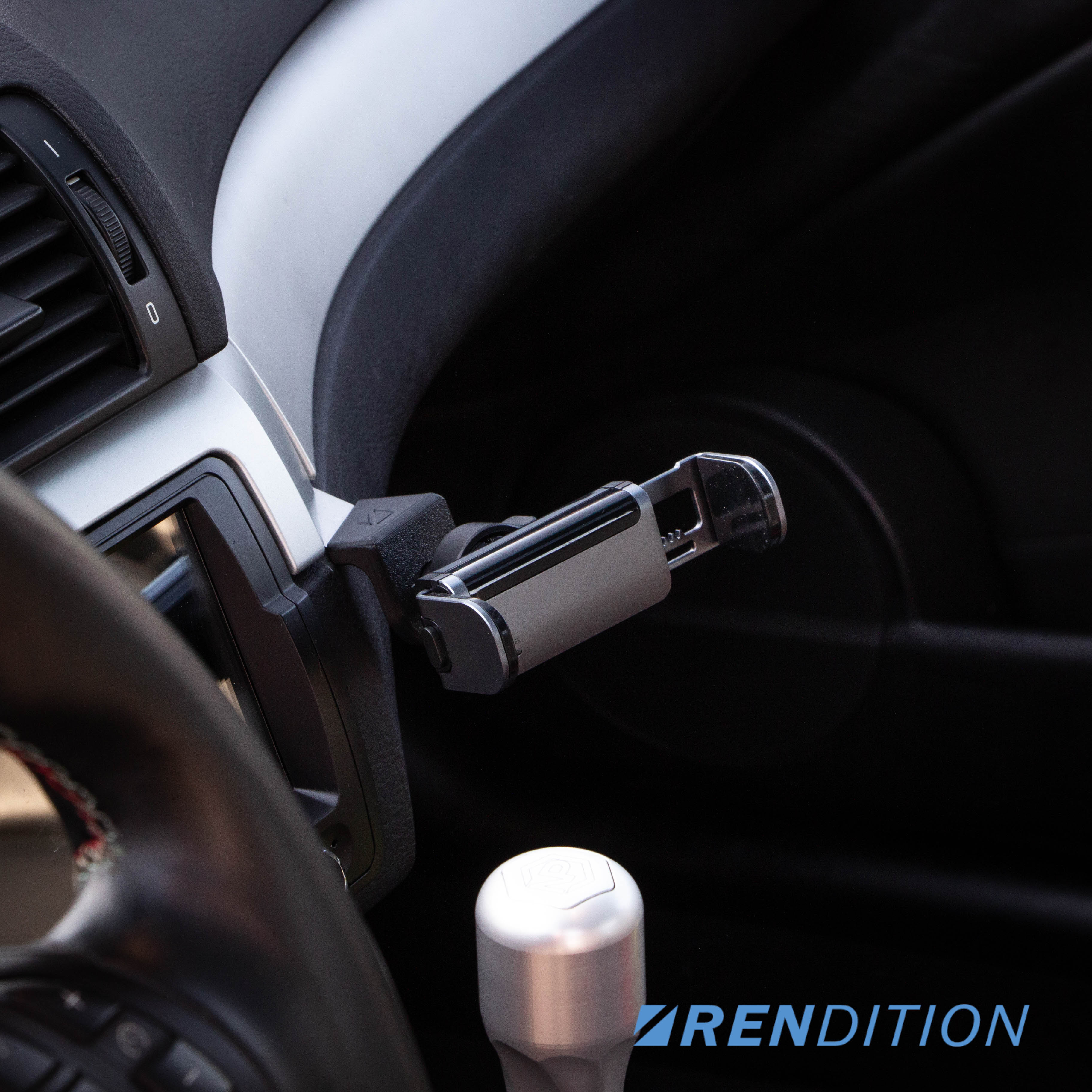 BMW E46 Phone Mount | Rendition E46 Dash Mount Phone Holder V3 - Image 7
