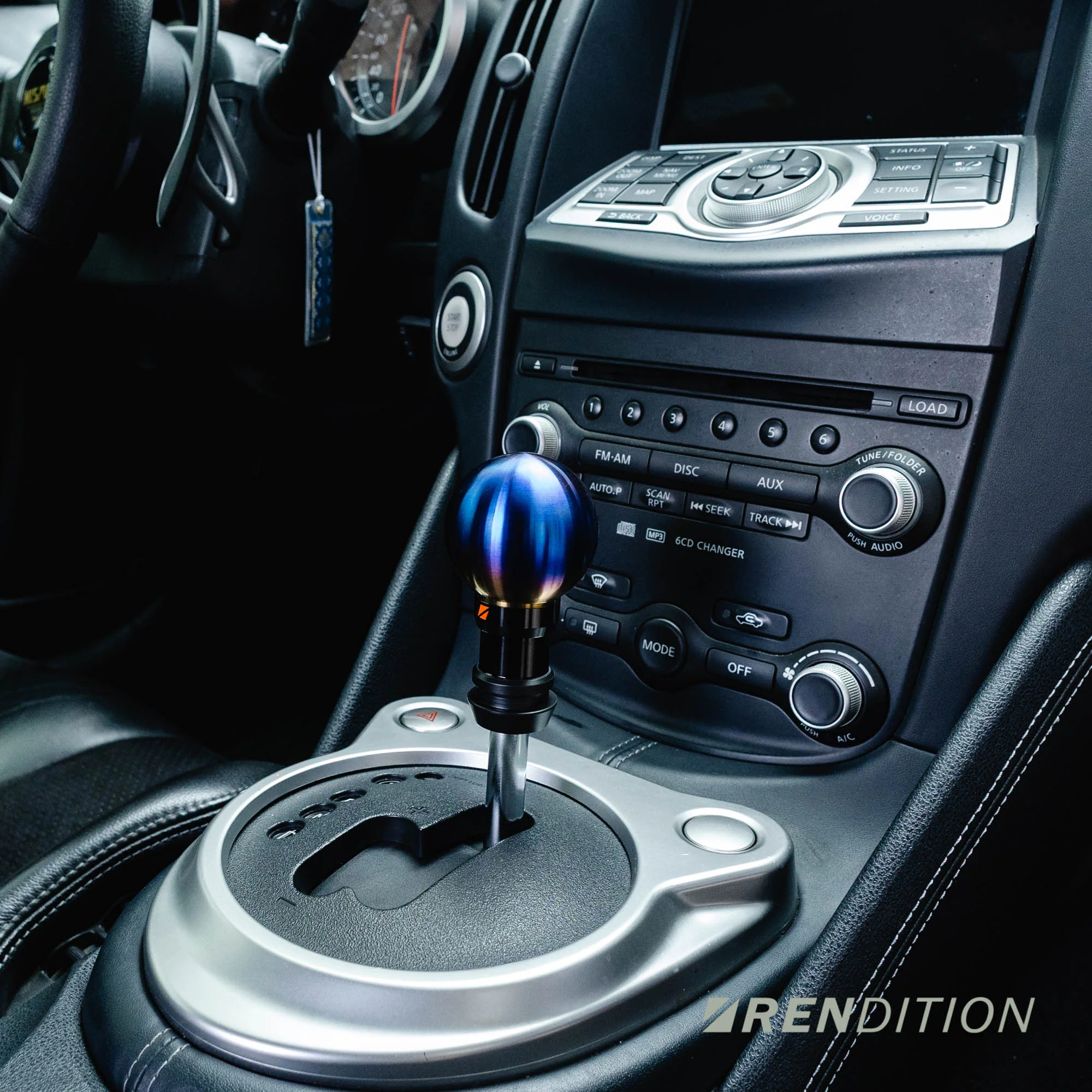 Rendition Billet Automatic Shift Knob for Nissan, Toyota, Honda, and Infiniti - Image 5