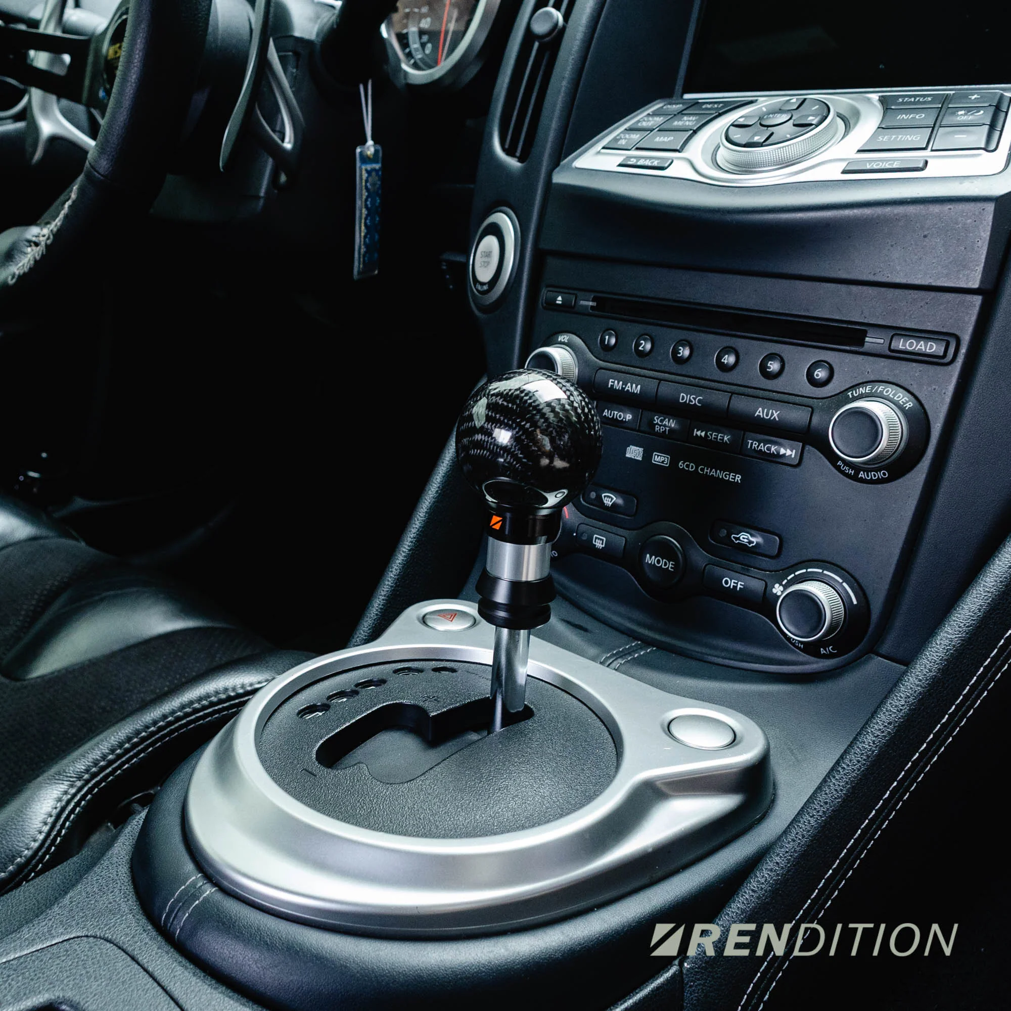 Rendition Billet Automatic Shift Knob for Nissan, Toyota, Honda, and Infiniti - Image 7