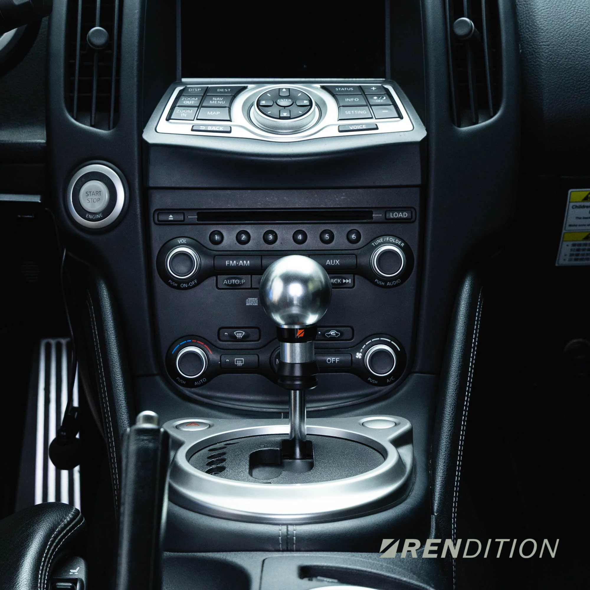 Rendition Billet Automatic Shift Knob for Nissan, Toyota, Honda, and Infiniti - Image 8